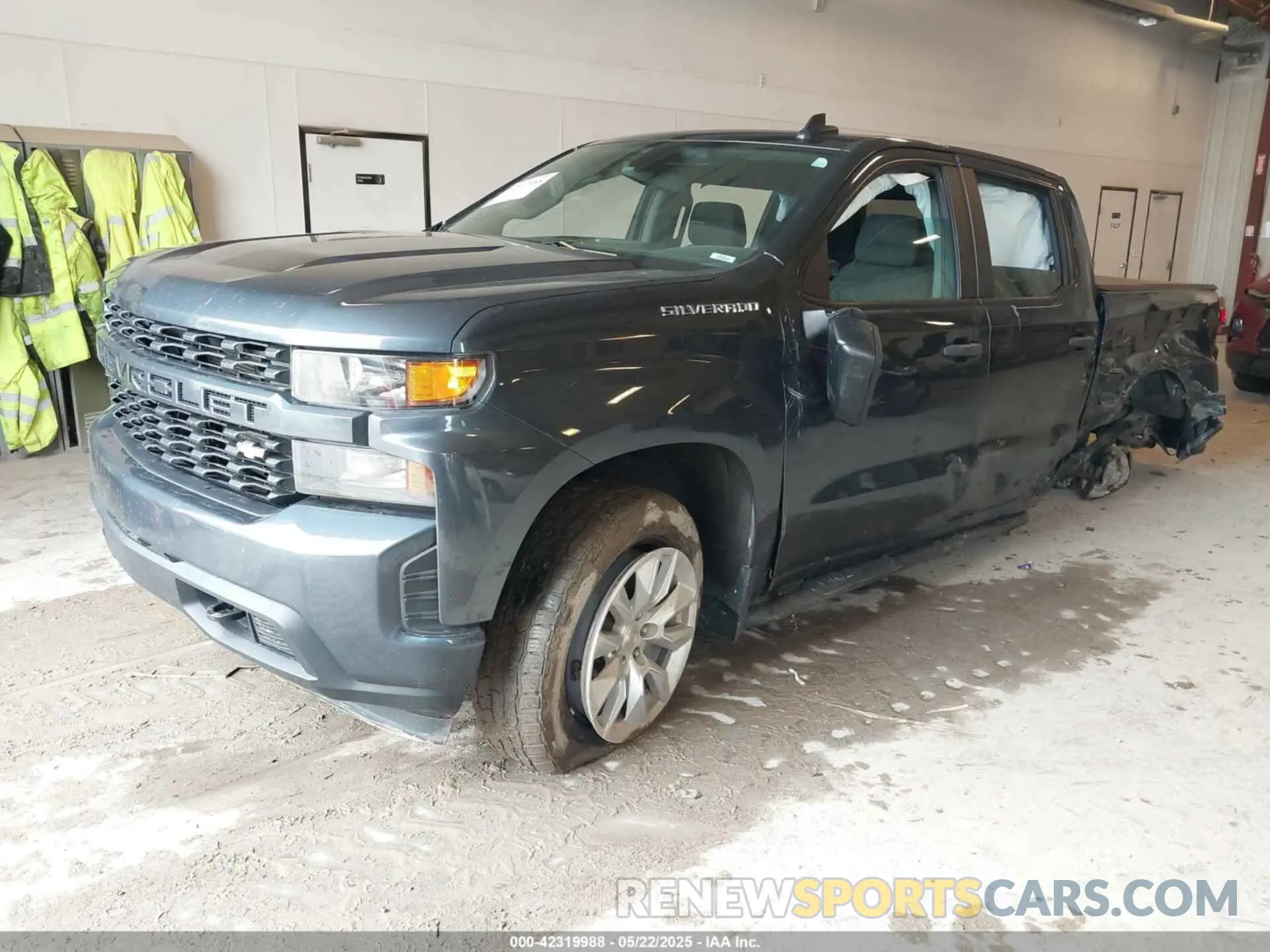 2 Photograph of a damaged car 1GCUYBEF6MZ110183 CHEVROLET SILVERADO 1500 2021