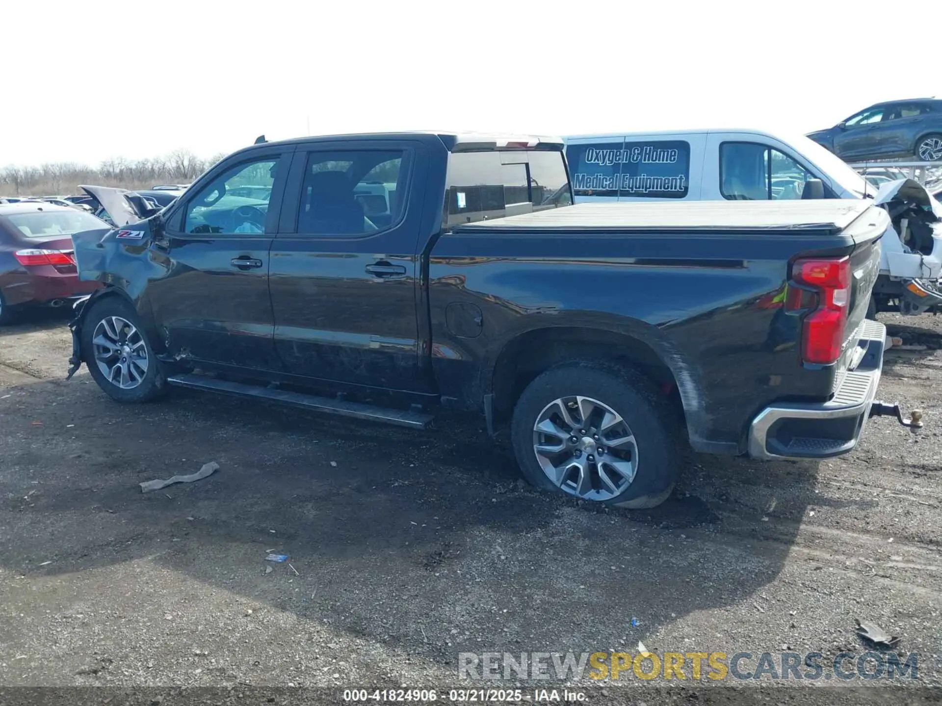 13 Photograph of a damaged car 1GCUYDED0MZ253365 CHEVROLET SILVERADO 1500 2021