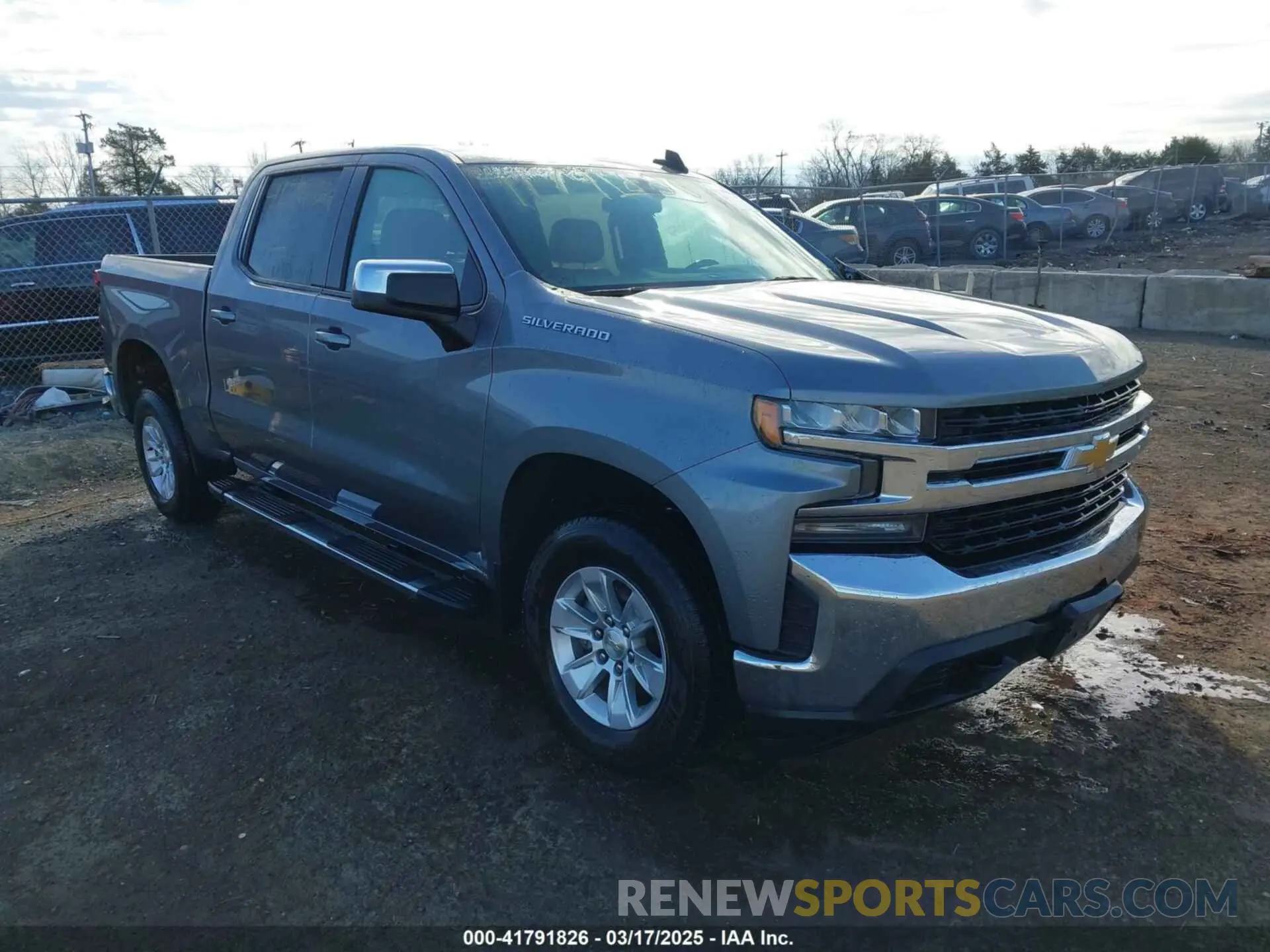 1 Photograph of a damaged car 1GCUYDED3MZ388291 CHEVROLET SILVERADO 1500 2021