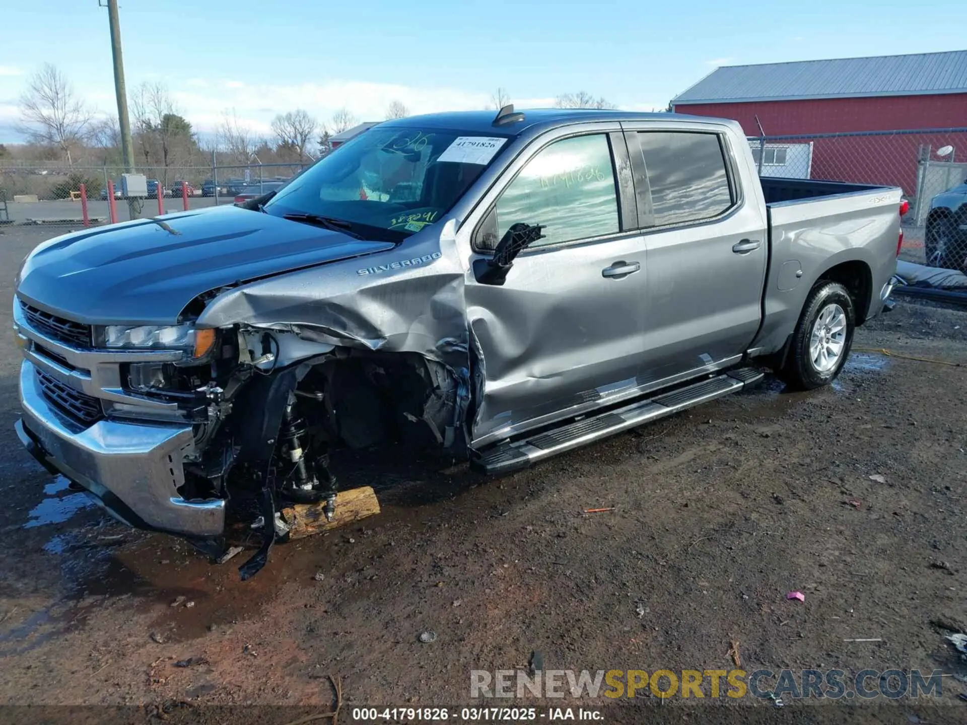 2 Photograph of a damaged car 1GCUYDED3MZ388291 CHEVROLET SILVERADO 1500 2021