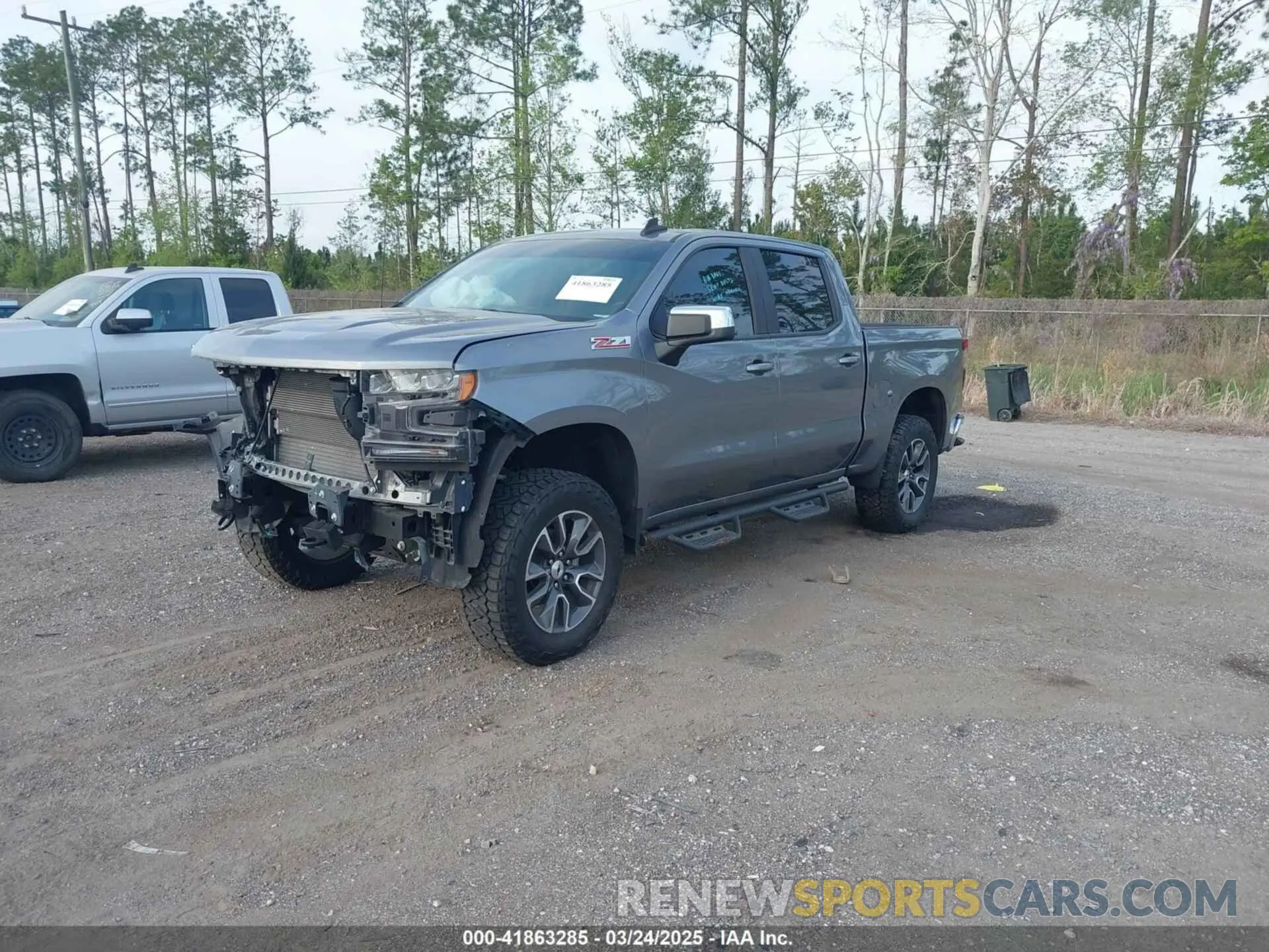 2 Photograph of a damaged car 1GCUYDED4MZ149526 CHEVROLET SILVERADO 1500 2021