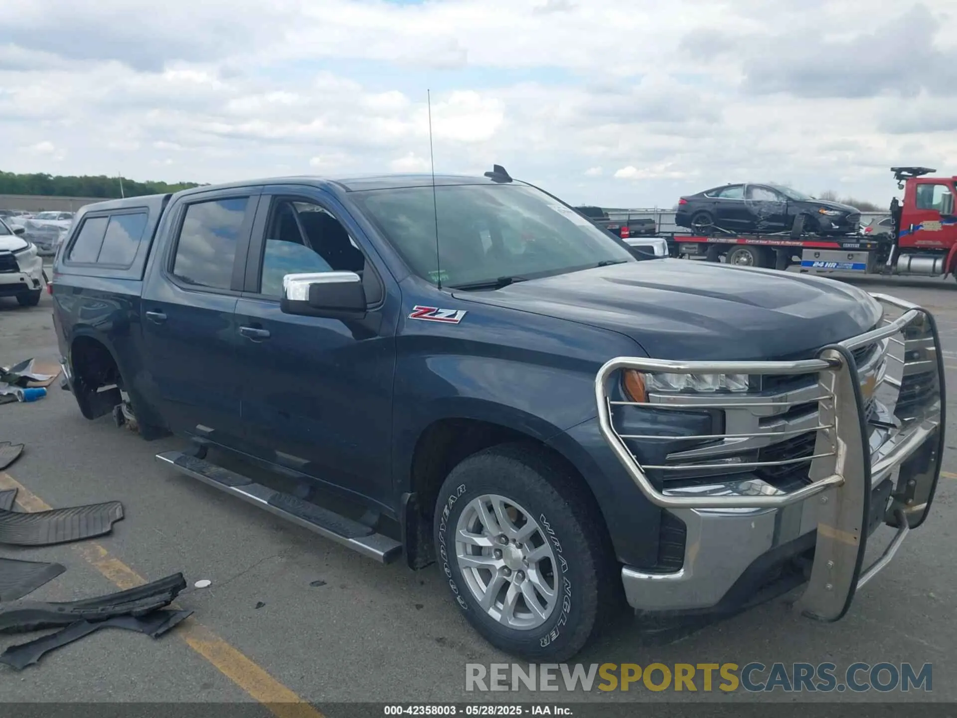 1 Photograph of a damaged car 1GCUYDED6MZ294020 CHEVROLET SILVERADO 1500 2021
