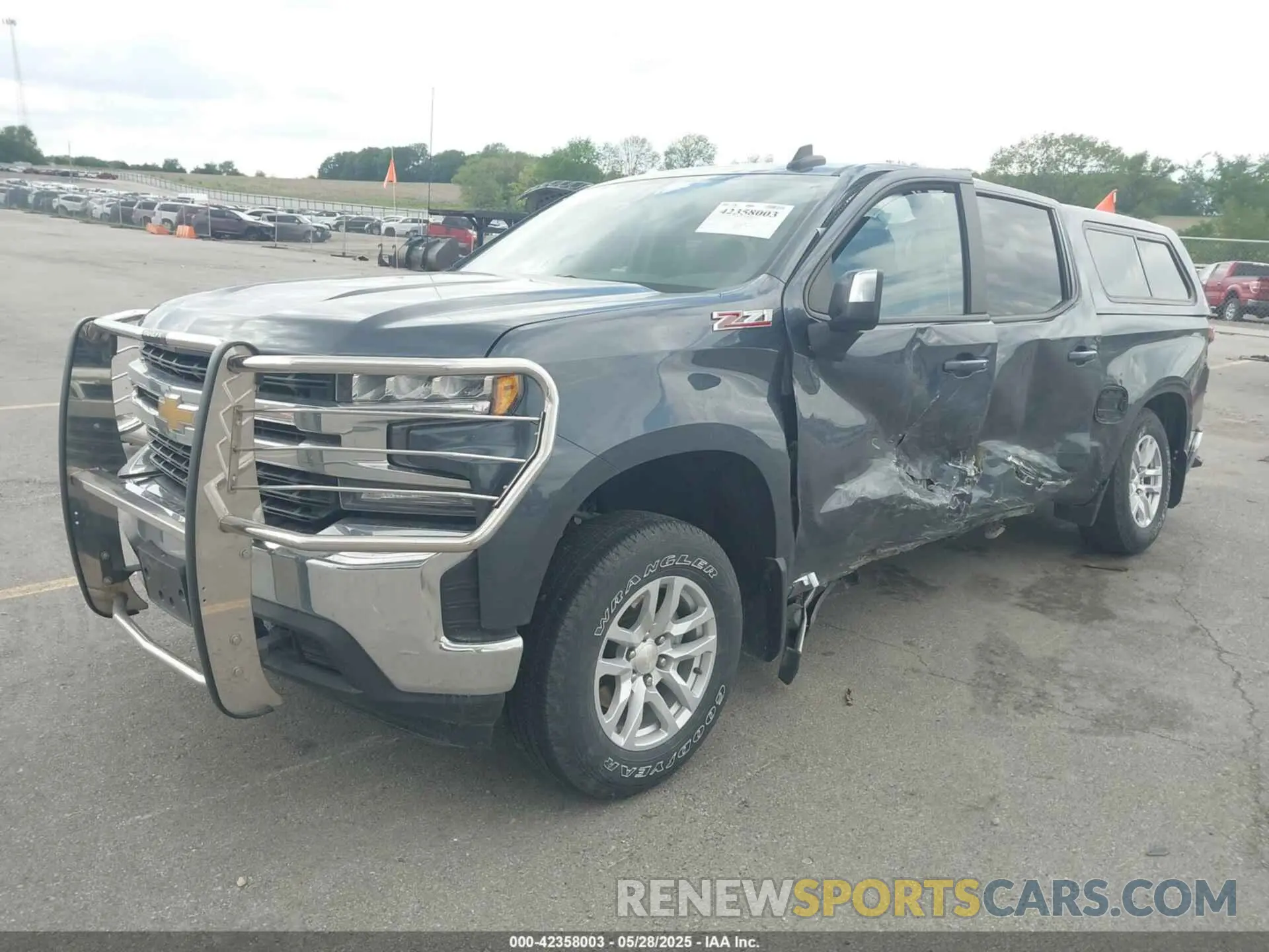 2 Photograph of a damaged car 1GCUYDED6MZ294020 CHEVROLET SILVERADO 1500 2021
