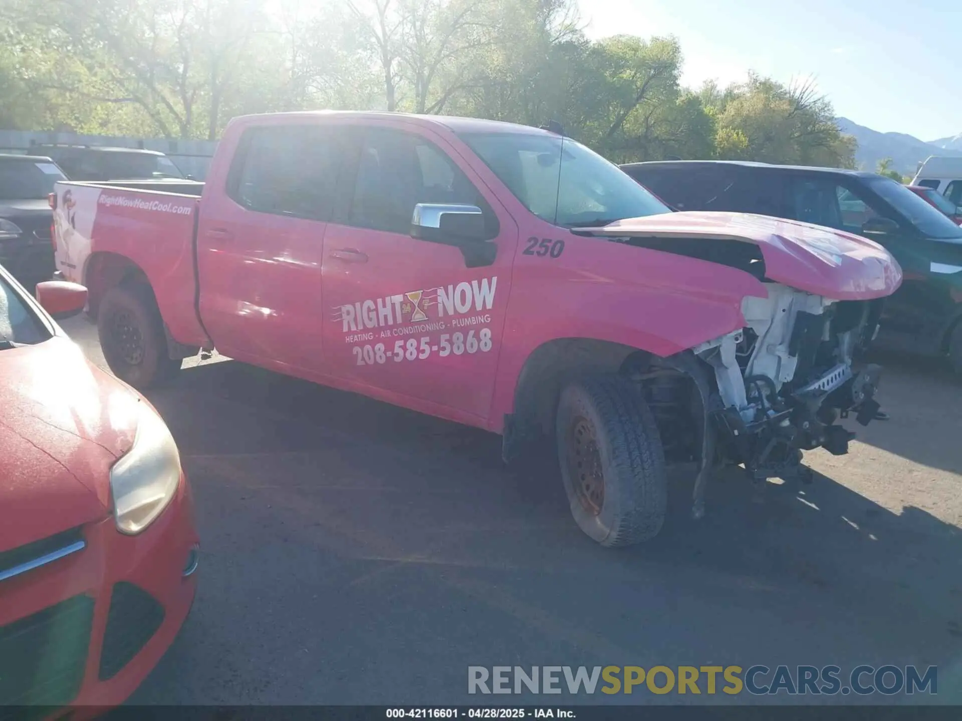 1 Photograph of a damaged car 1GCUYDED6MZ415709 CHEVROLET SILVERADO 1500 2021