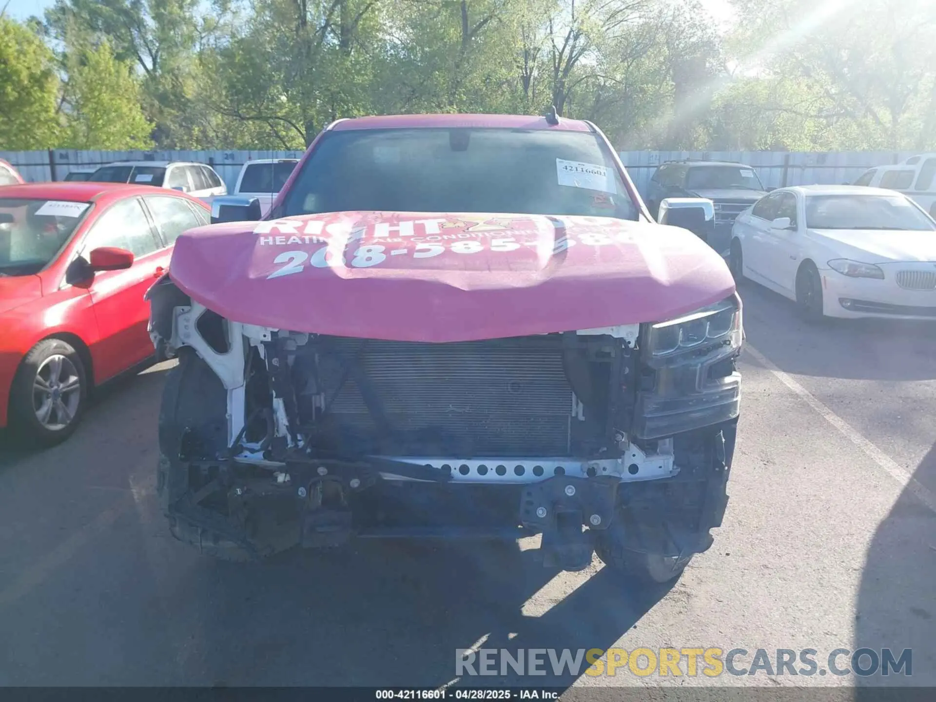 12 Photograph of a damaged car 1GCUYDED6MZ415709 CHEVROLET SILVERADO 1500 2021