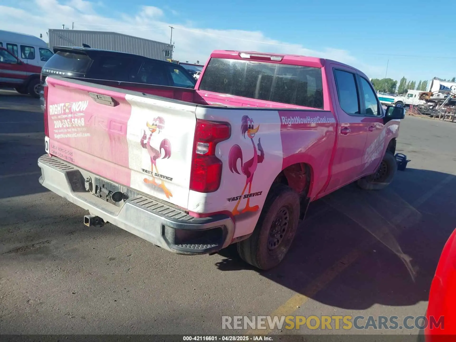 4 Photograph of a damaged car 1GCUYDED6MZ415709 CHEVROLET SILVERADO 1500 2021