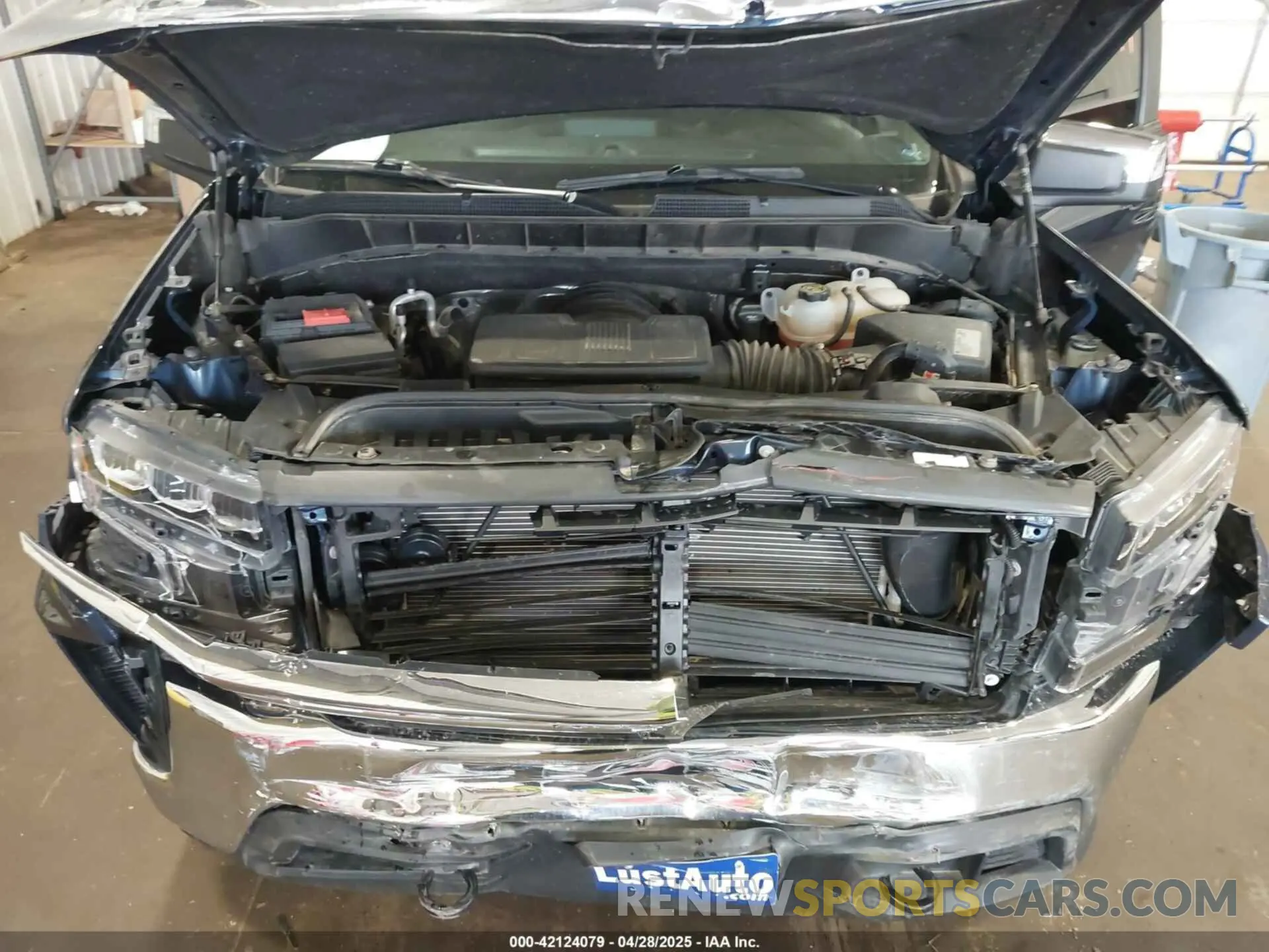 10 Photograph of a damaged car 1GCUYDED9MZ362116 CHEVROLET SILVERADO 1500 2021