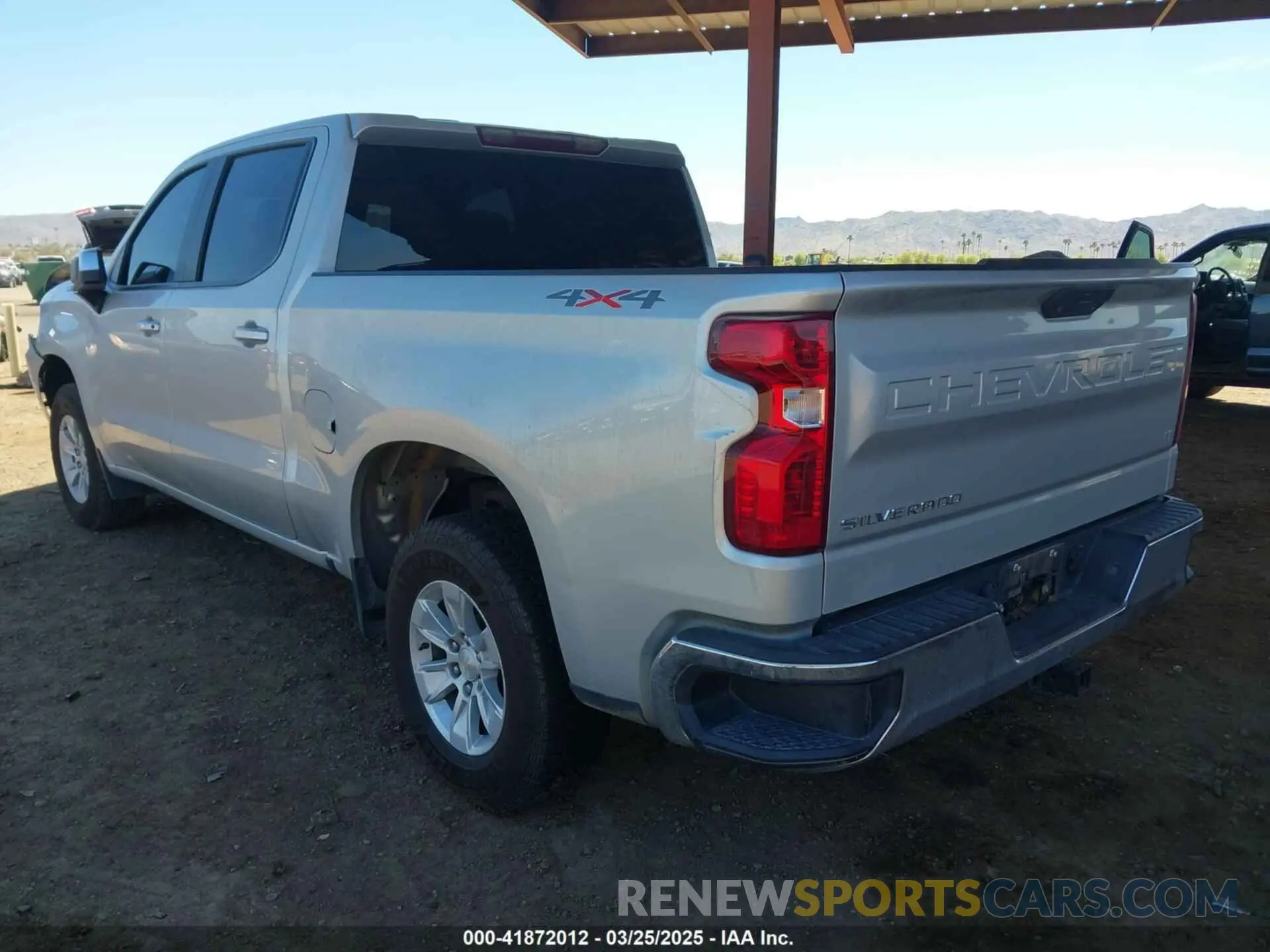 3 Photograph of a damaged car 1GCUYDET1MZ365518 CHEVROLET SILVERADO 1500 2021
