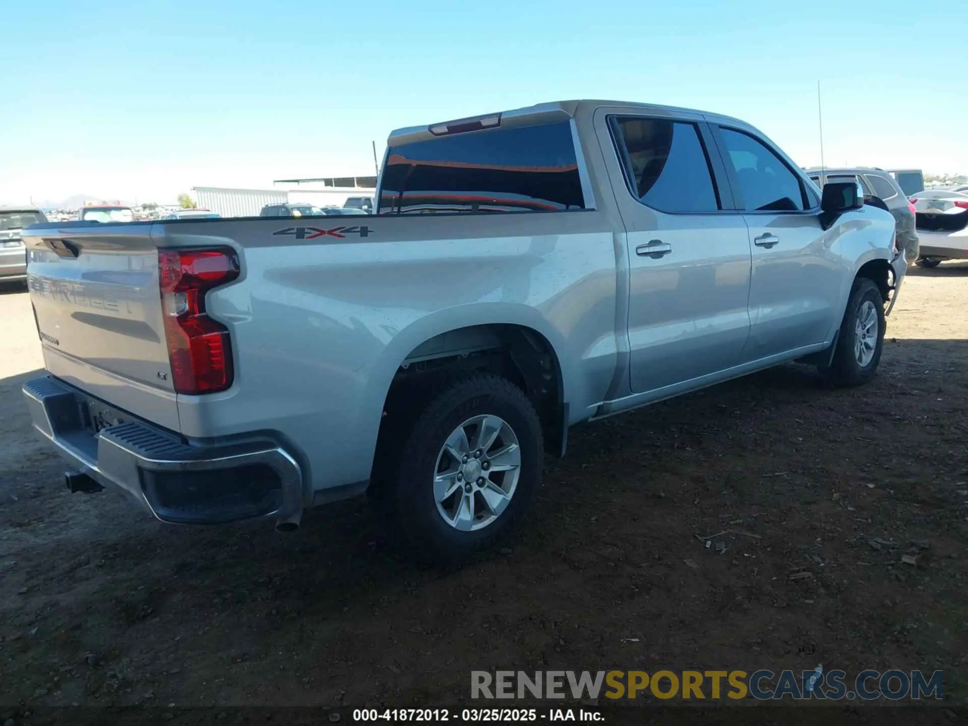 4 Photograph of a damaged car 1GCUYDET1MZ365518 CHEVROLET SILVERADO 1500 2021