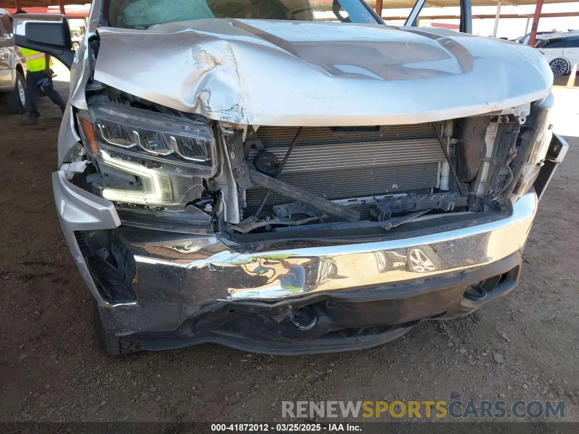 6 Photograph of a damaged car 1GCUYDET1MZ365518 CHEVROLET SILVERADO 1500 2021
