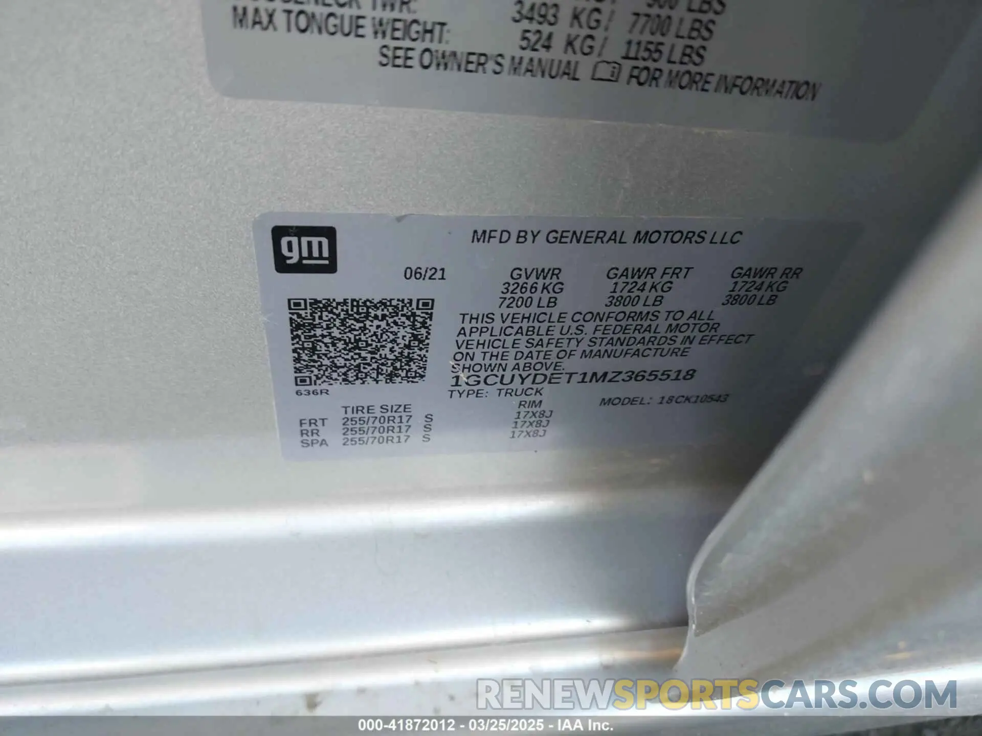 9 Photograph of a damaged car 1GCUYDET1MZ365518 CHEVROLET SILVERADO 1500 2021