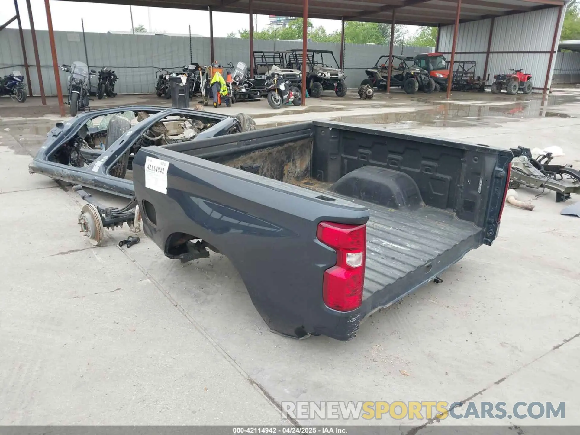 3 Photograph of a damaged car 1GCUYDET4MZ417076 CHEVROLET SILVERADO 1500 2021