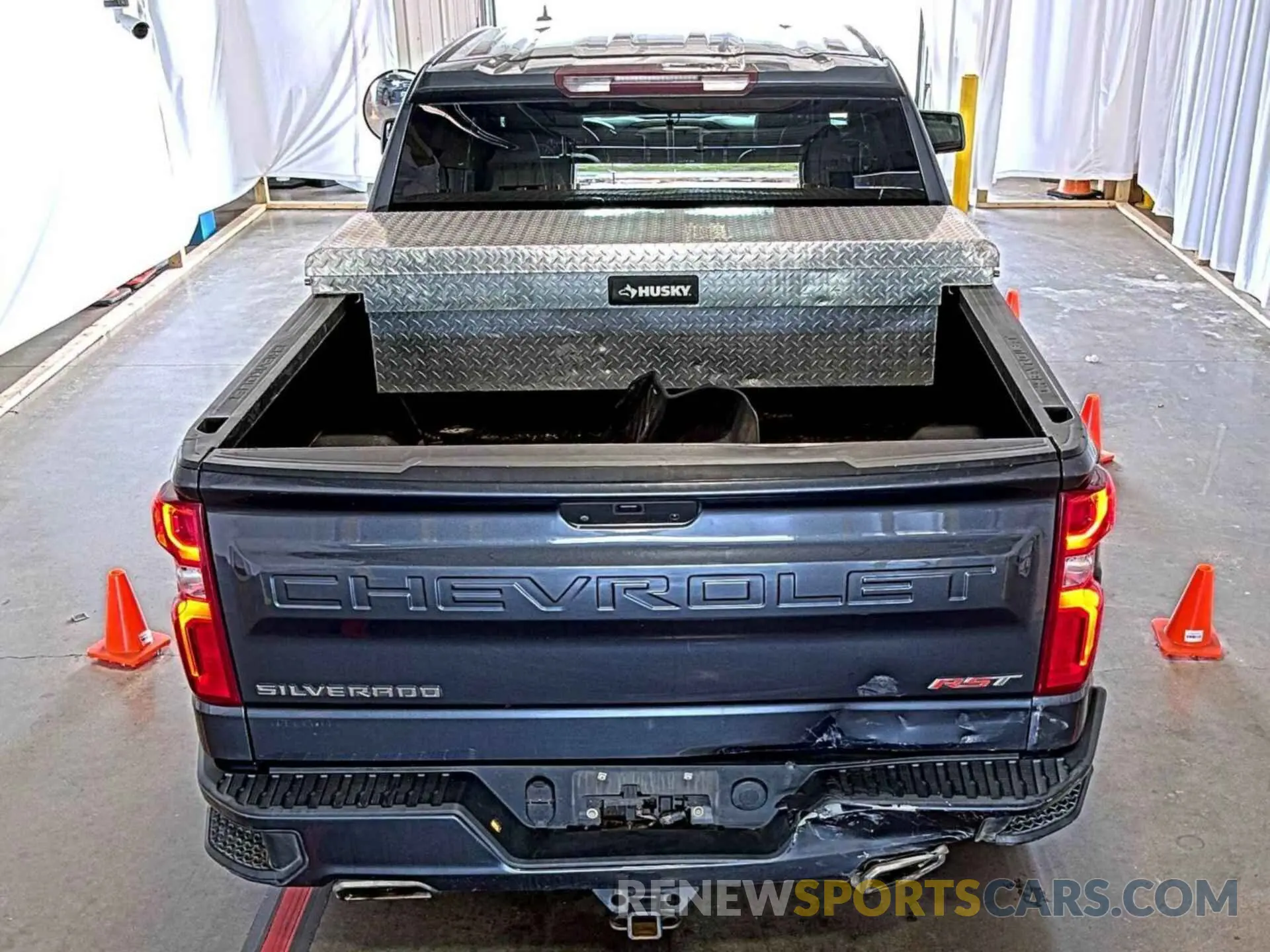 2 Photograph of a damaged car 1GCUYEED0MZ145558 CHEVROLET SILVERADO 1500 2021