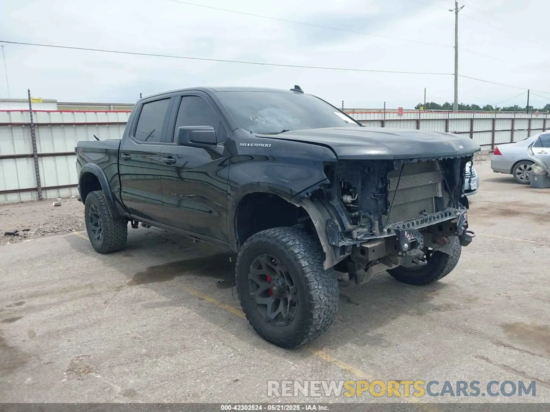 1 Photograph of a damaged car 1GCUYEED2MZ182286 CHEVROLET SILVERADO 1500 2021