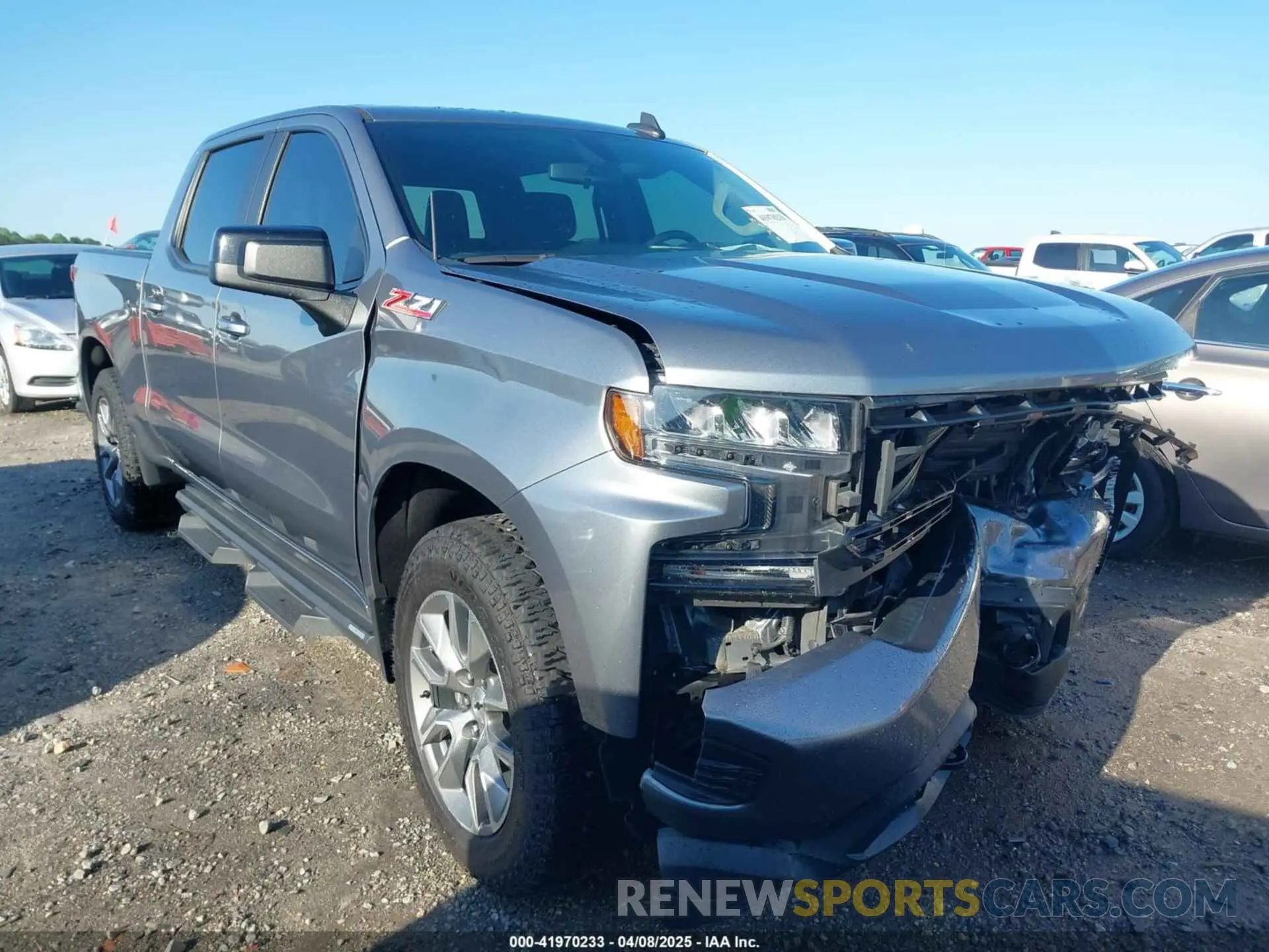 1 Photograph of a damaged car 1GCUYEED3MZ112490 CHEVROLET SILVERADO 1500 2021