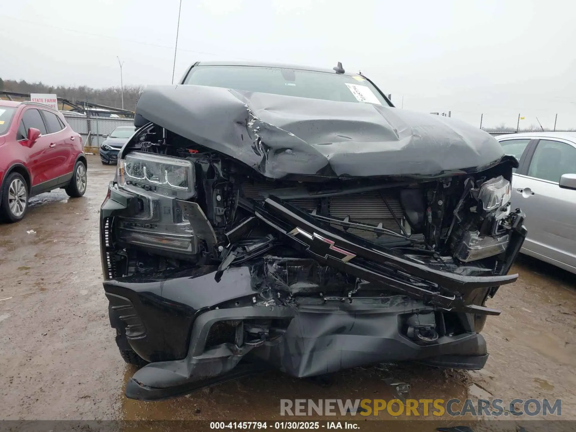 12 Photograph of a damaged car 1GCUYEED4MZ404357 CHEVROLET SILVERADO 1500 2021