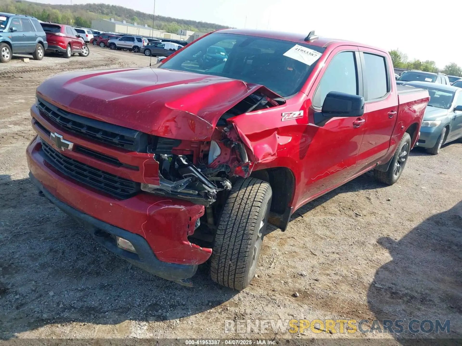 2 Photograph of a damaged car 1GCUYEED4MZ428531 CHEVROLET SILVERADO 1500 2021
