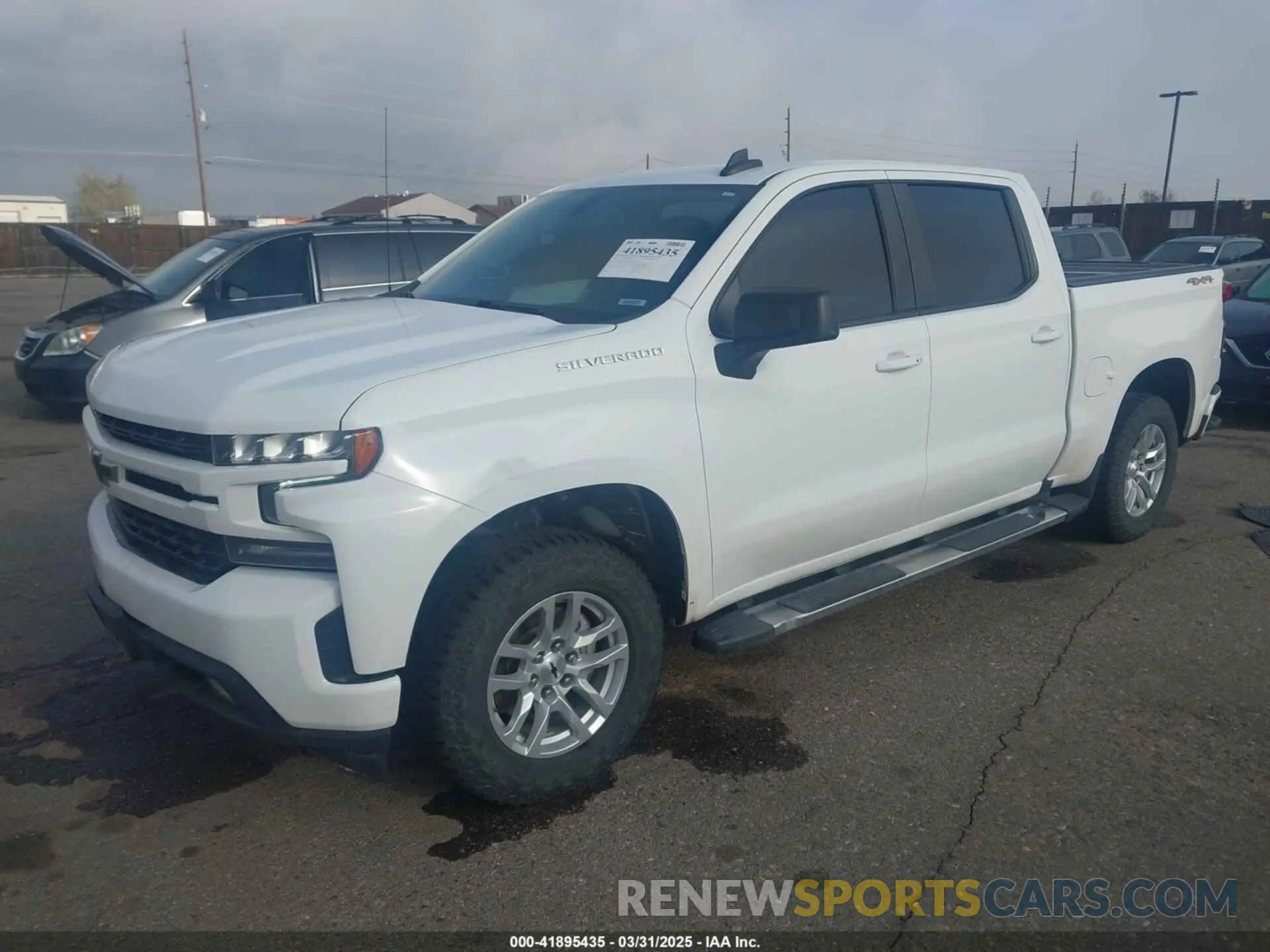 2 Photograph of a damaged car 1GCUYEED5MZ102513 CHEVROLET SILVERADO 1500 2021