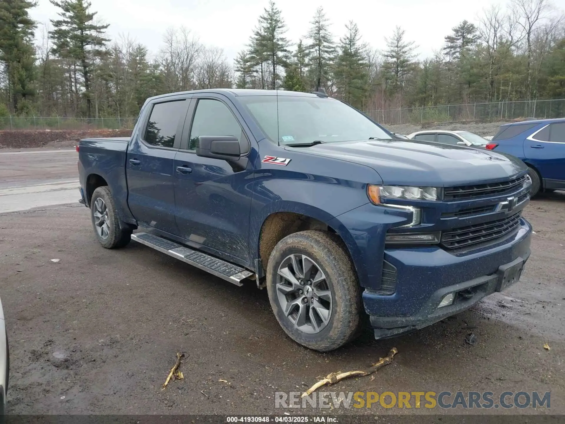 1 Photograph of a damaged car 1GCUYEED7MZ441063 CHEVROLET SILVERADO 1500 2021
