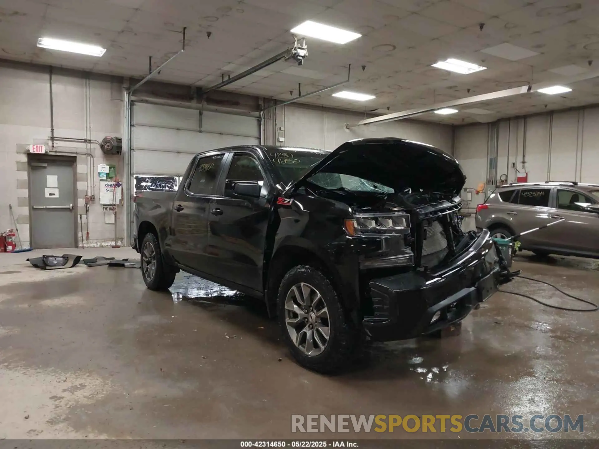 1 Photograph of a damaged car 1GCUYEED8MZ434820 CHEVROLET SILVERADO 1500 2021