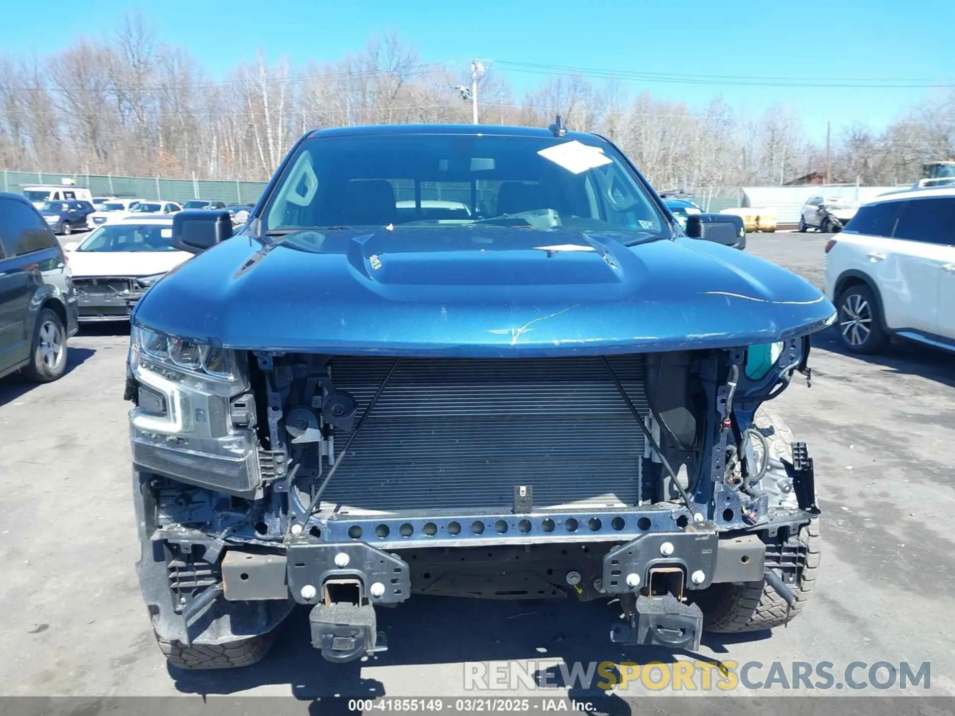 12 Photograph of a damaged car 1GCUYEEL3MZ212306 CHEVROLET SILVERADO 1500 2021