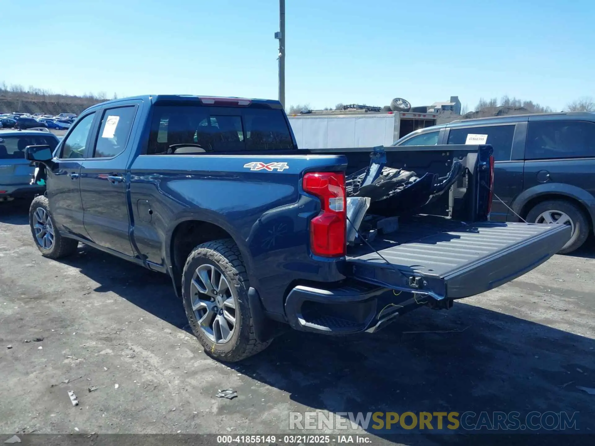3 Photograph of a damaged car 1GCUYEEL3MZ212306 CHEVROLET SILVERADO 1500 2021