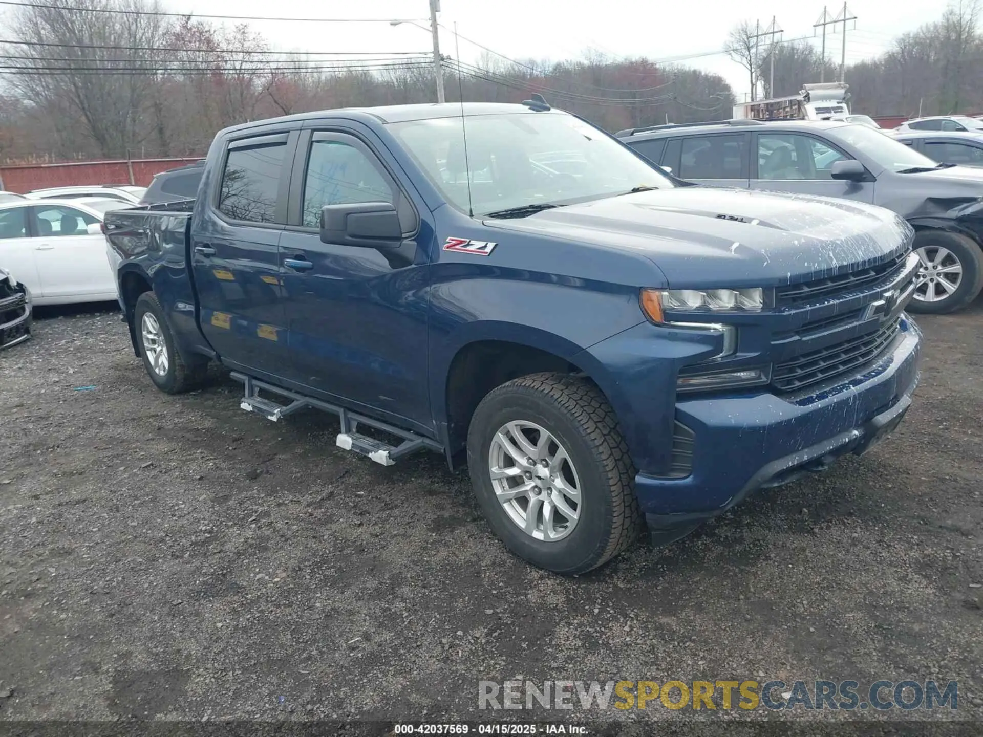 1 Photograph of a damaged car 1GCUYEEL4MZ427838 CHEVROLET SILVERADO 1500 2021