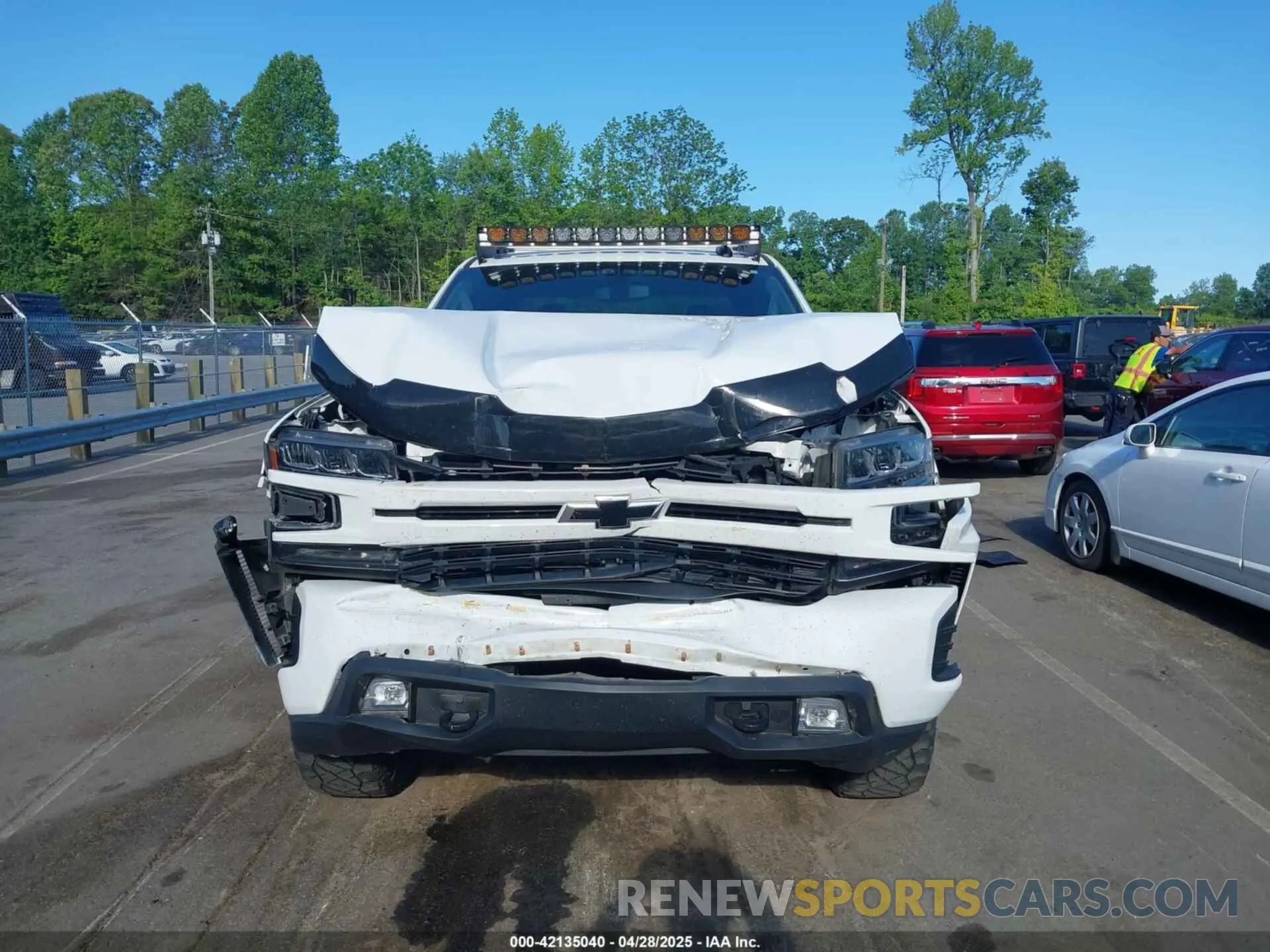 13 Photograph of a damaged car 1GCUYEEL8MZ421055 CHEVROLET SILVERADO 1500 2021