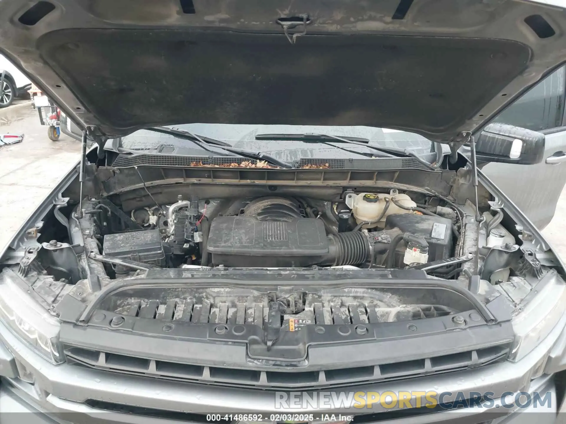 10 Photograph of a damaged car 1GCUYEEL9MZ113053 CHEVROLET SILVERADO 1500 2021
