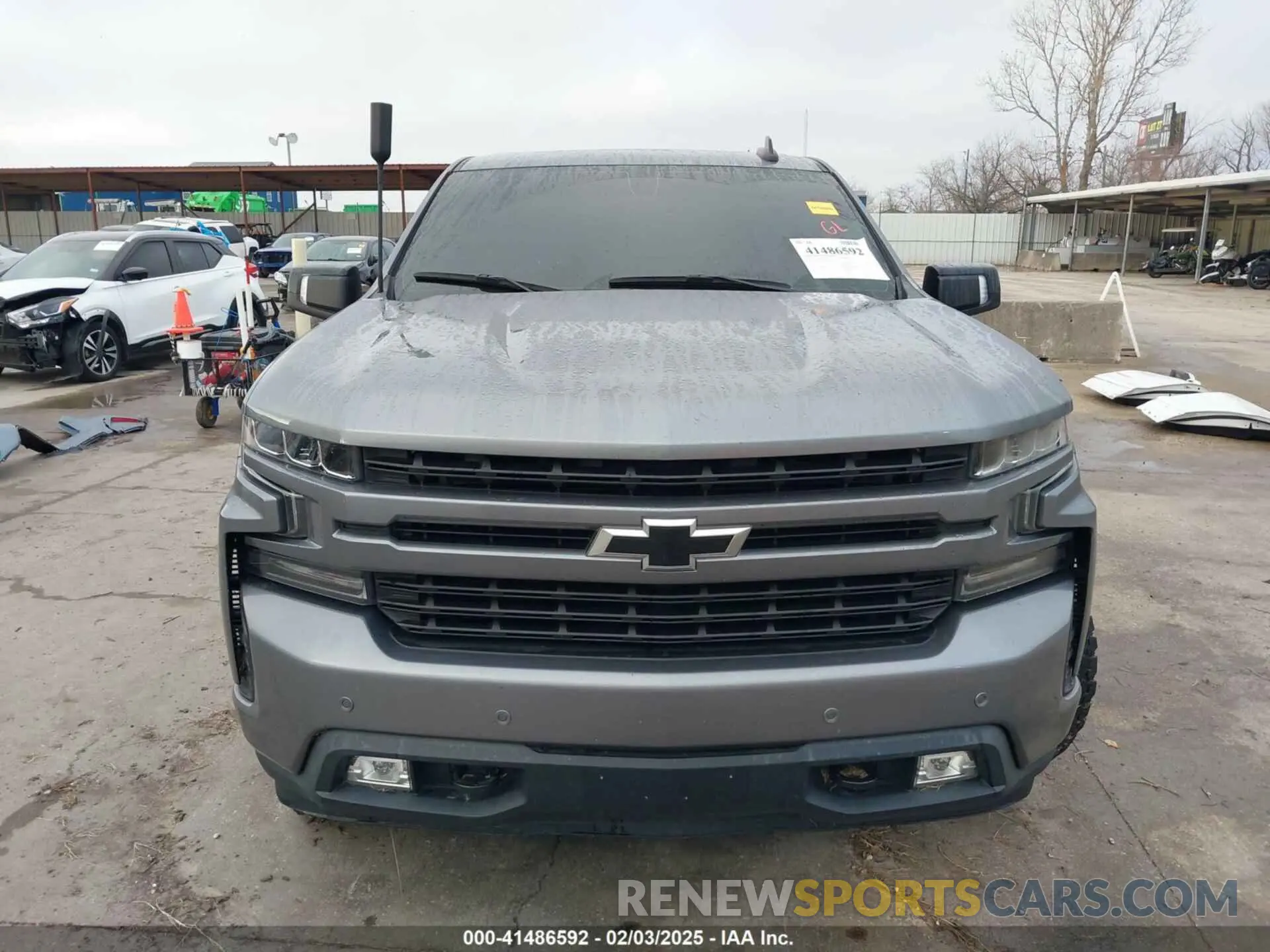 11 Photograph of a damaged car 1GCUYEEL9MZ113053 CHEVROLET SILVERADO 1500 2021