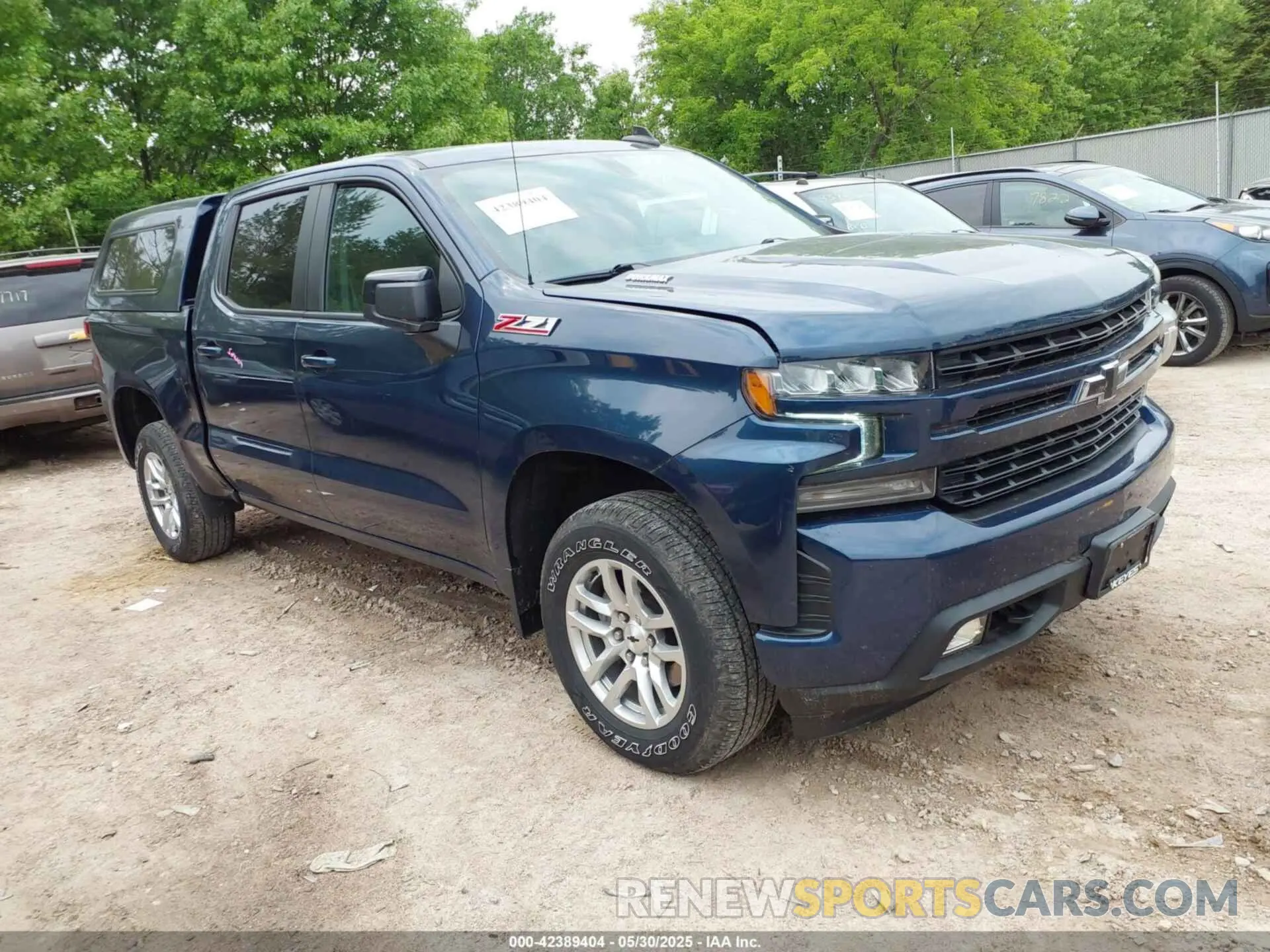 1 Photograph of a damaged car 1GCUYEET1MZ355223 CHEVROLET SILVERADO 1500 2021