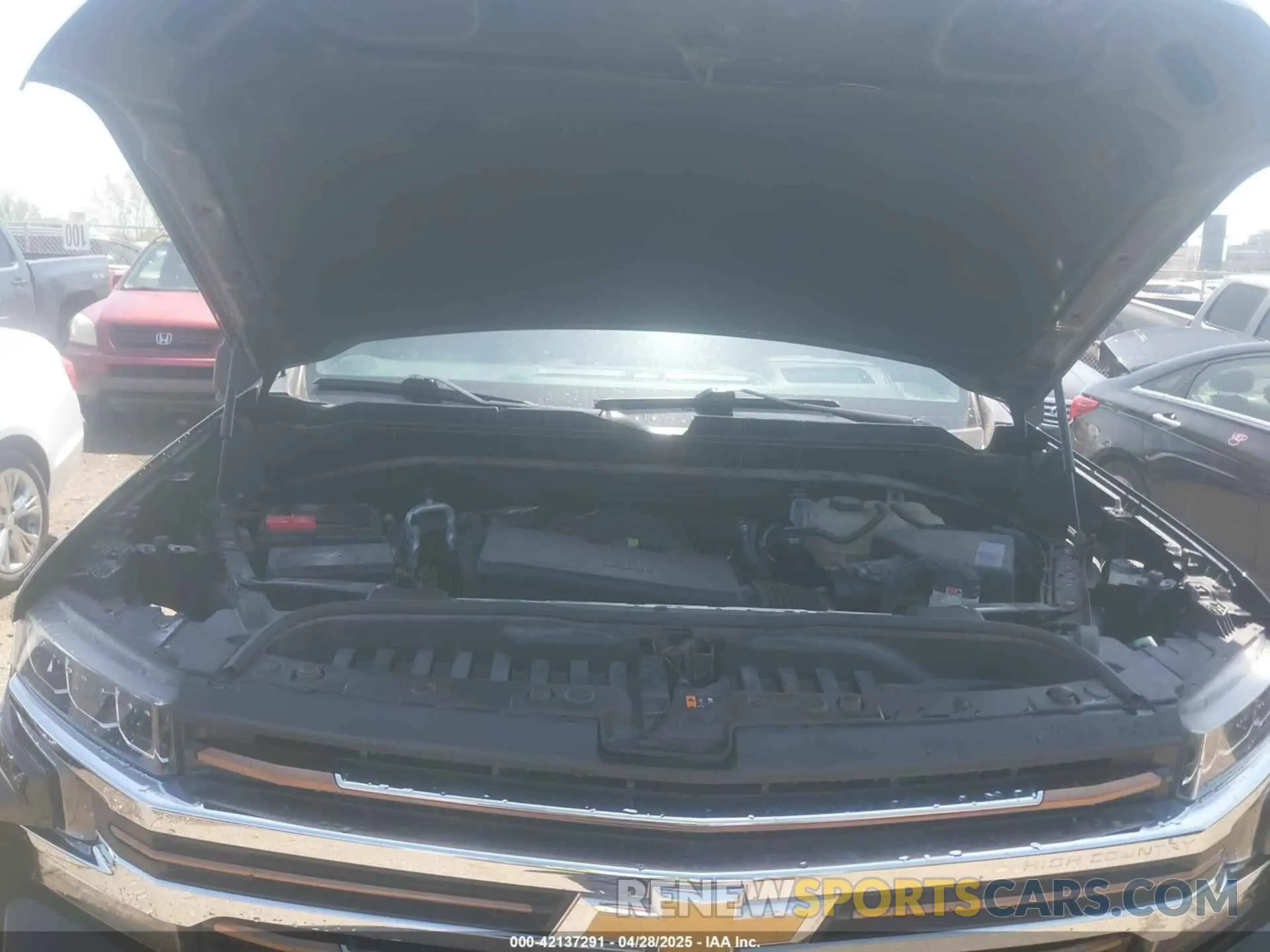 10 Photograph of a damaged car 1GCUYHEL3MZ295544 CHEVROLET SILVERADO 1500 2021