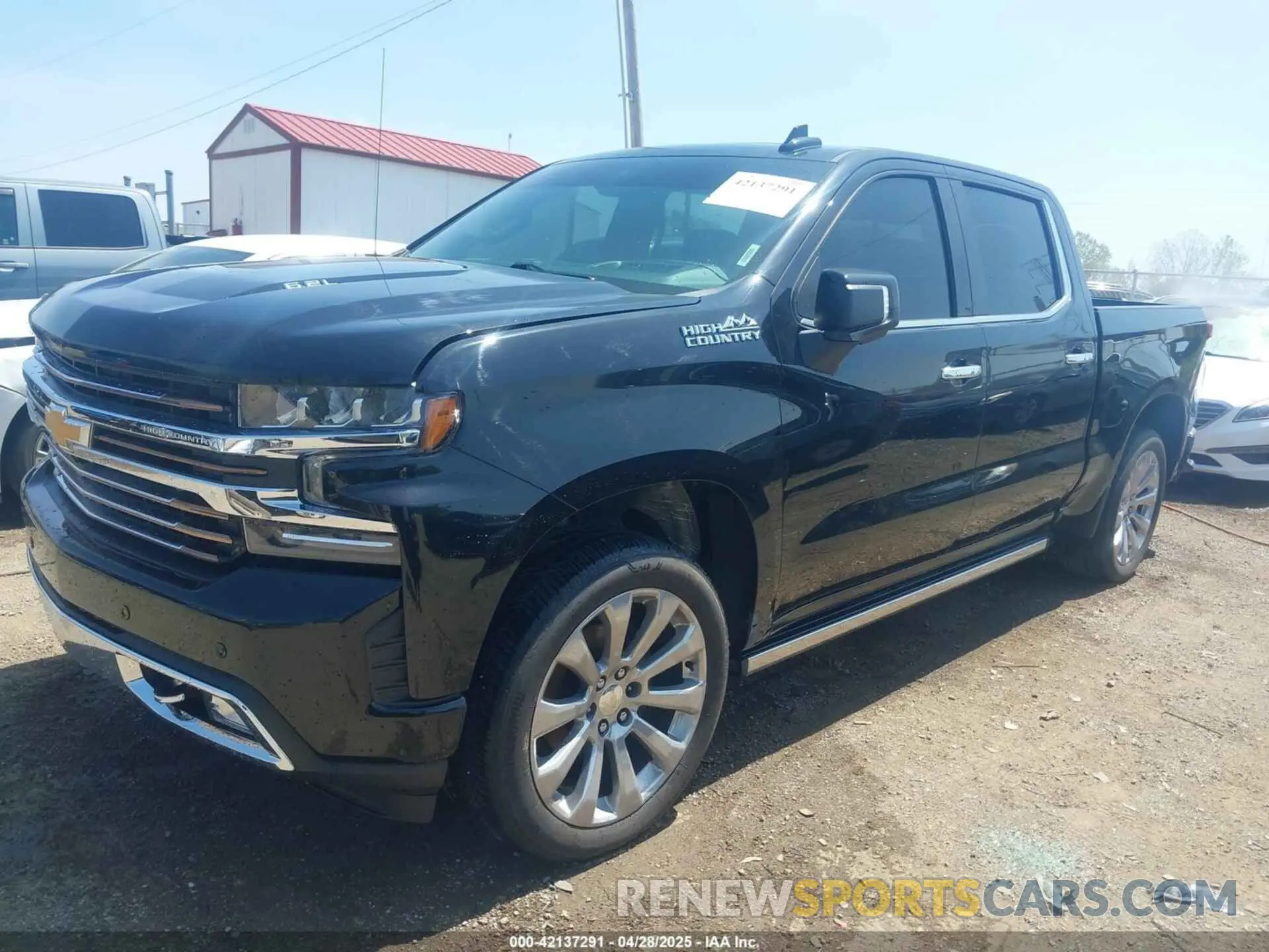2 Photograph of a damaged car 1GCUYHEL3MZ295544 CHEVROLET SILVERADO 1500 2021
