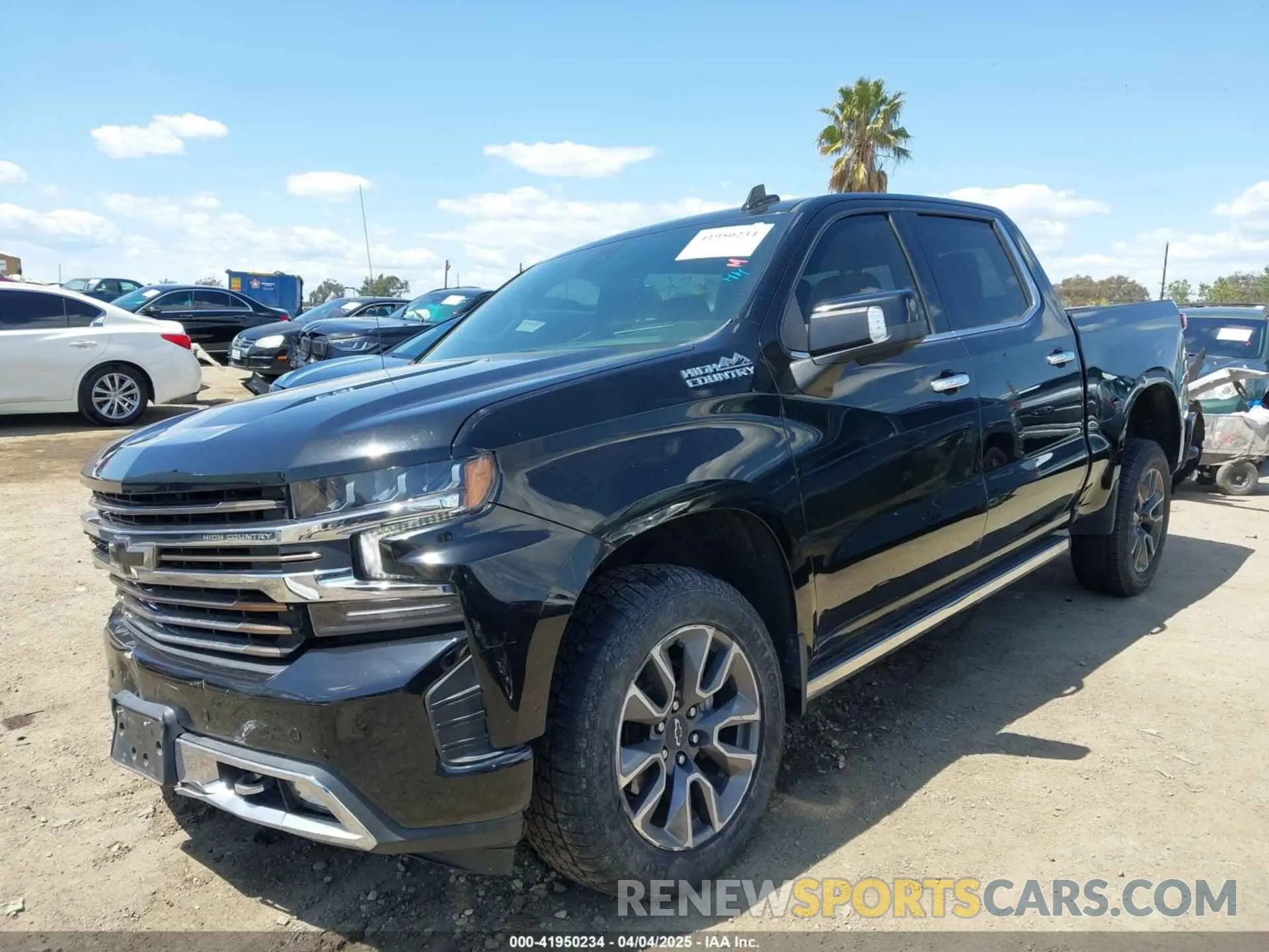 2 Photograph of a damaged car 1GCUYHEL6MZ303670 CHEVROLET SILVERADO 1500 2021