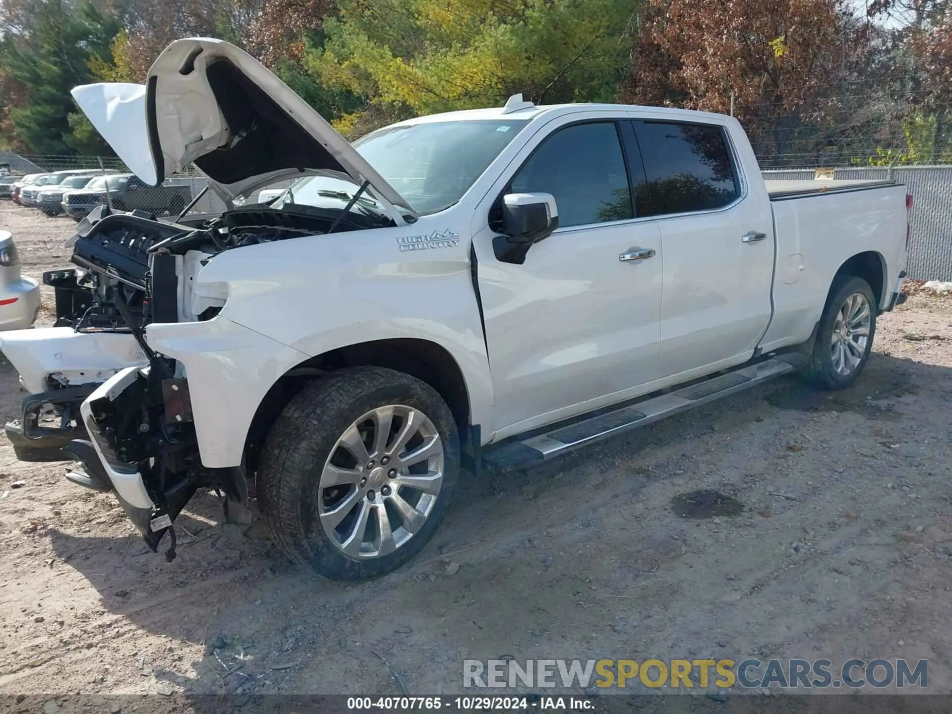 2 Photograph of a damaged car 1GCUYHET0MZ353142 CHEVROLET SILVERADO 1500 2021