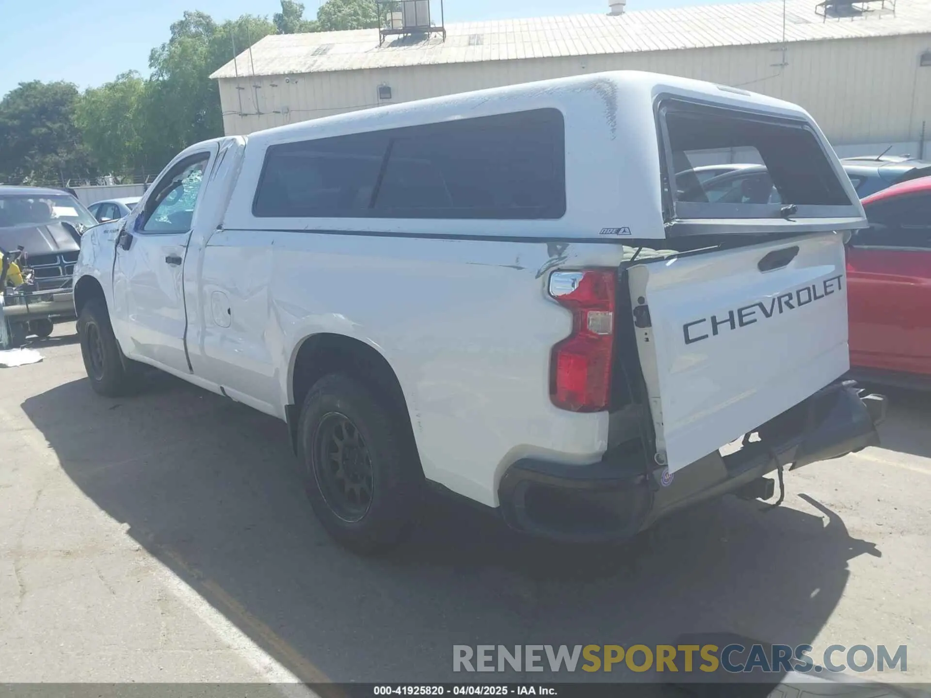 3 Photograph of a damaged car 3GCNWAEF1MG338516 CHEVROLET SILVERADO 1500 2021