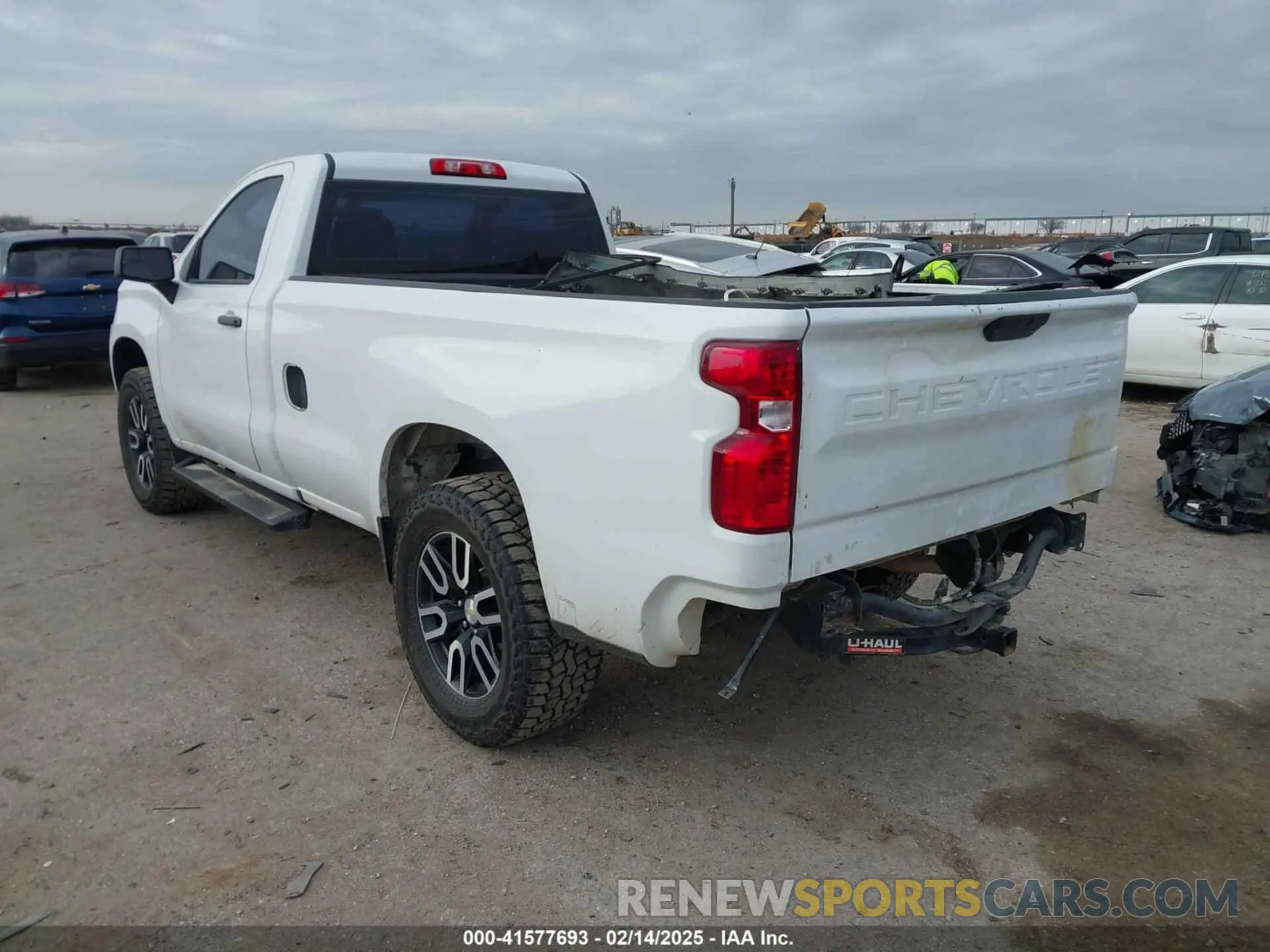 3 Photograph of a damaged car 3GCNWAEF4MG336162 CHEVROLET SILVERADO 1500 2021