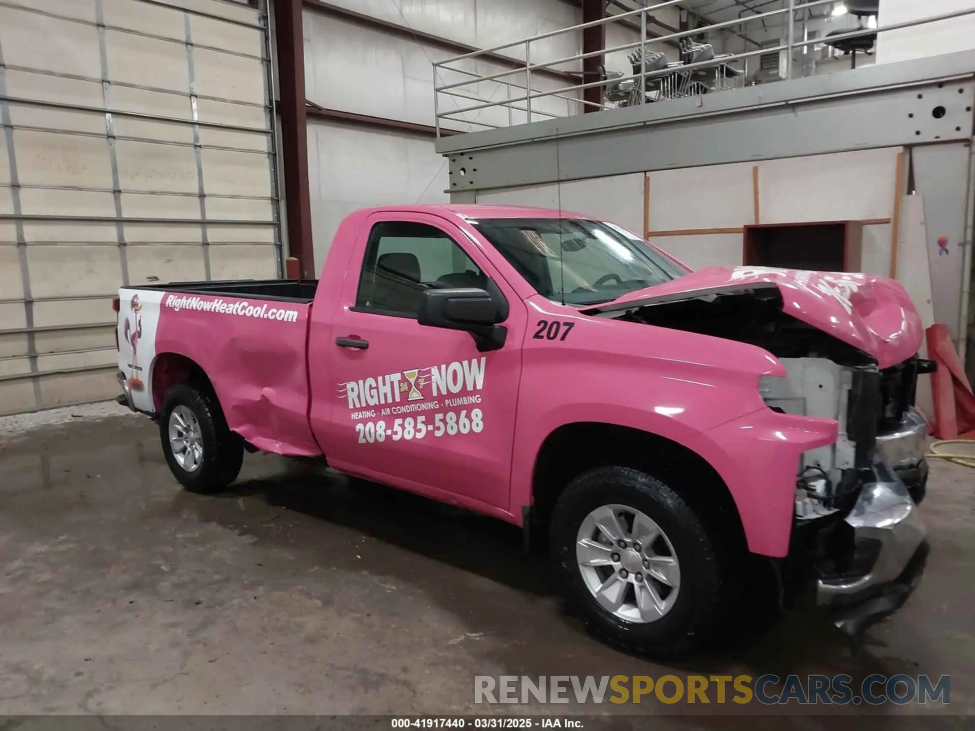 1 Photograph of a damaged car 3GCNWAEF9MG258252 CHEVROLET SILVERADO 1500 2021