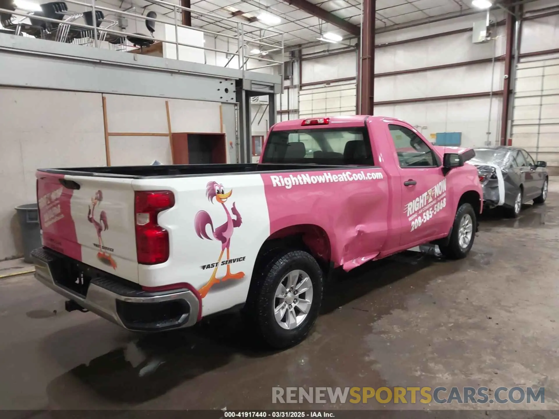 4 Photograph of a damaged car 3GCNWAEF9MG258252 CHEVROLET SILVERADO 1500 2021