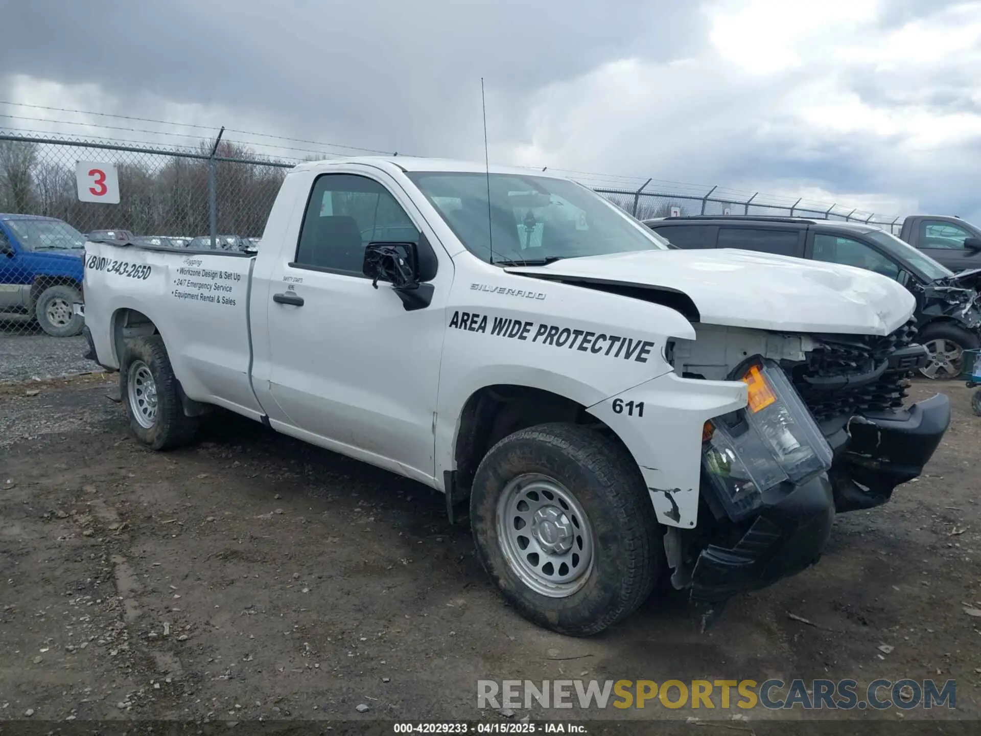1 Photograph of a damaged car 3GCNWAEH5MG369642 CHEVROLET SILVERADO 1500 2021