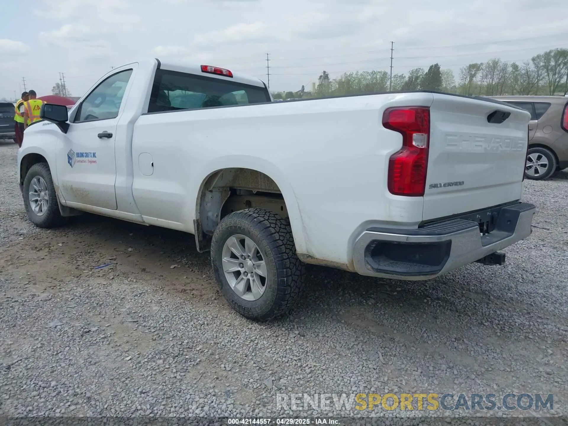 3 Photograph of a damaged car 3GCNWAEH6MG316044 CHEVROLET SILVERADO 1500 2021
