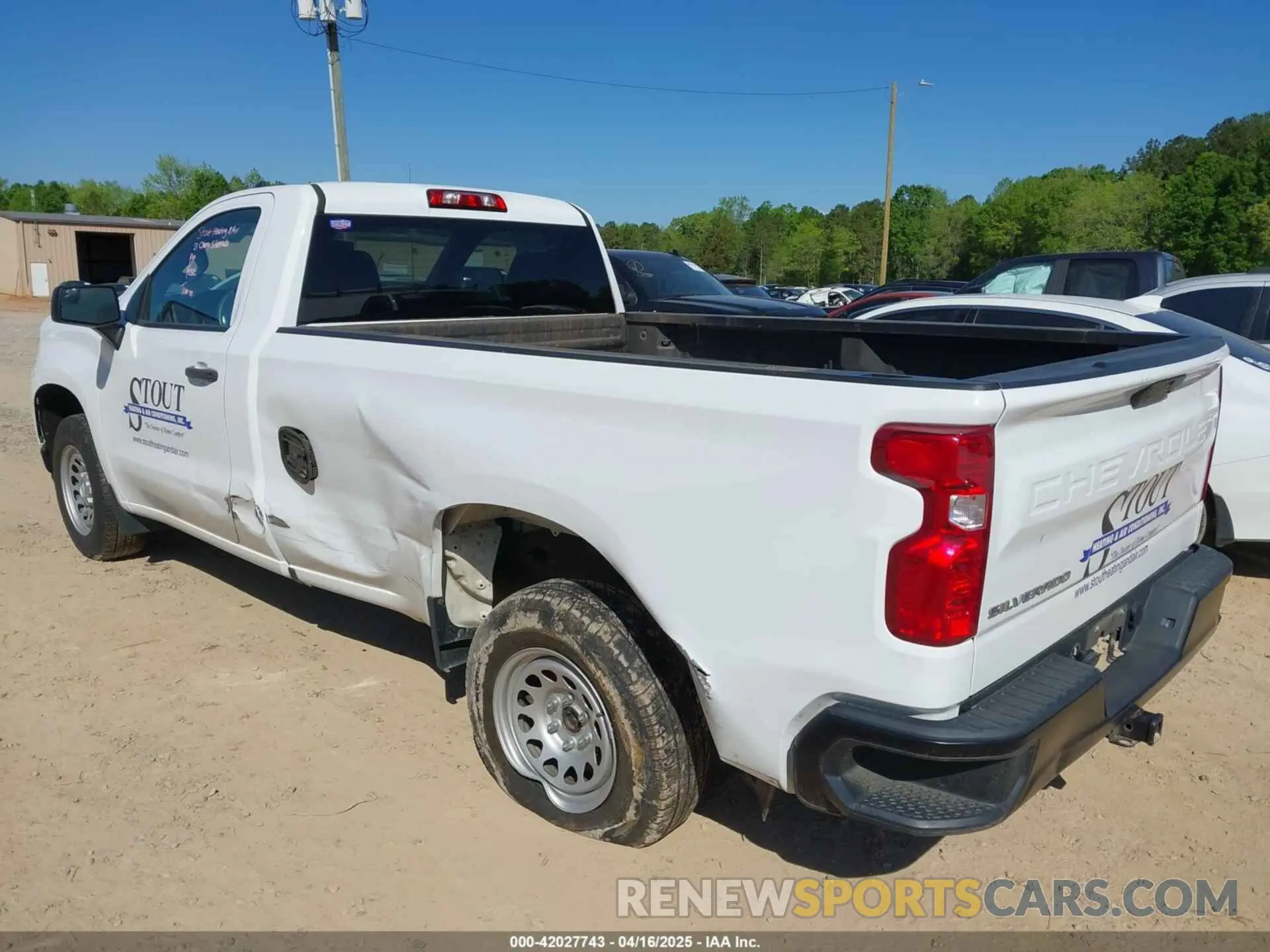 3 Photograph of a damaged car 3GCNWAEK3MG330737 CHEVROLET SILVERADO 1500 2021