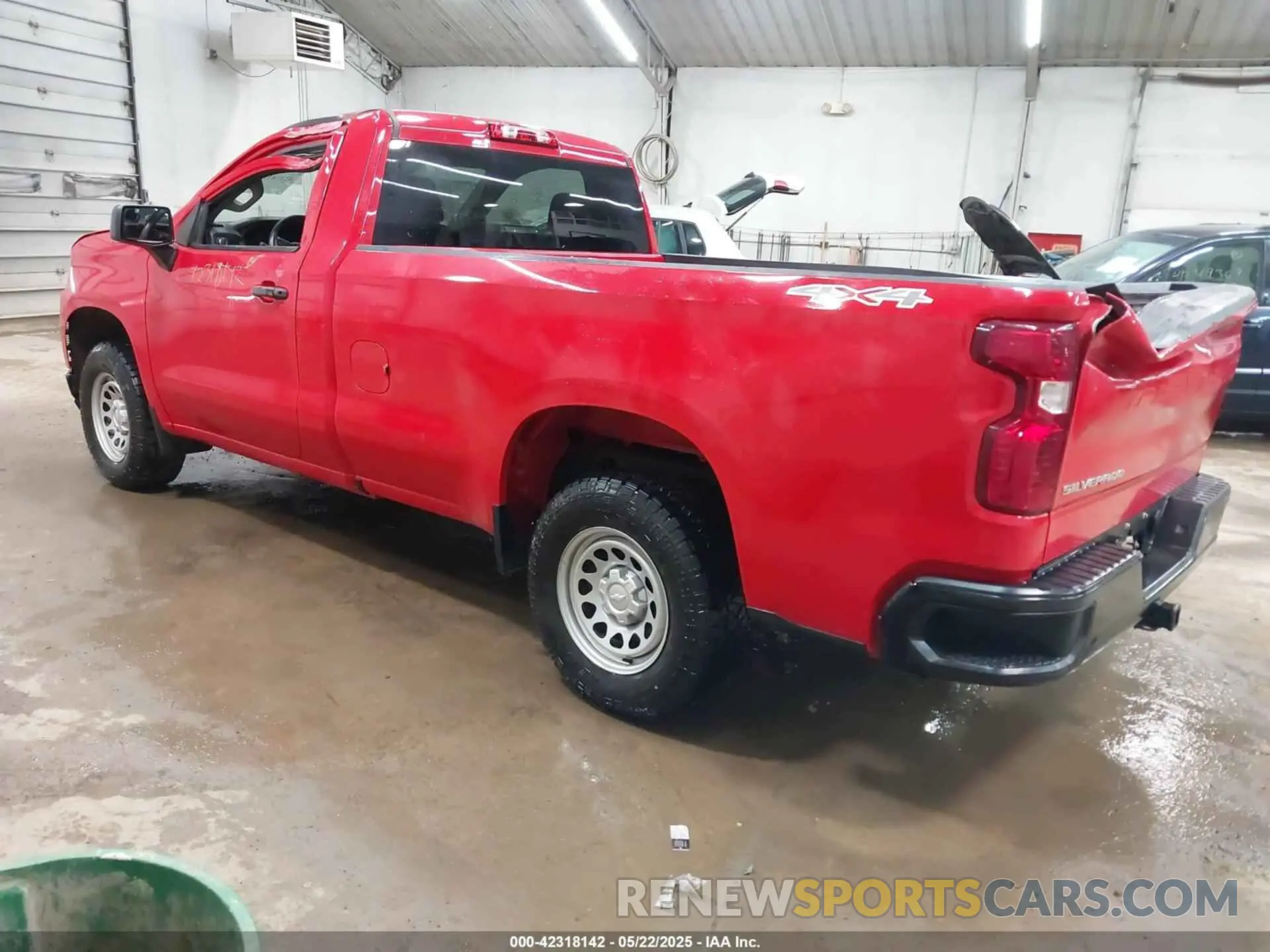 3 Photograph of a damaged car 3GCNYAEF9MG275059 CHEVROLET SILVERADO 1500 2021