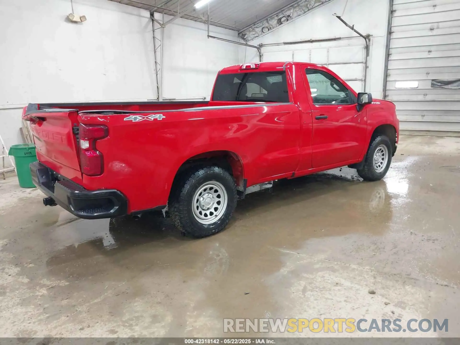 4 Photograph of a damaged car 3GCNYAEF9MG275059 CHEVROLET SILVERADO 1500 2021