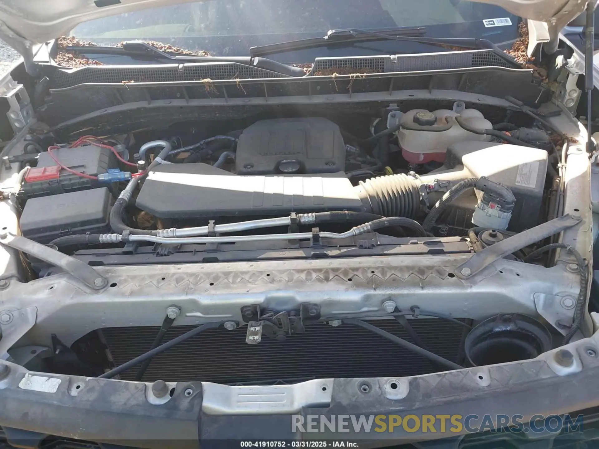 10 Photograph of a damaged car 3GCNYAEK2MG383018 CHEVROLET SILVERADO 1500 2021
