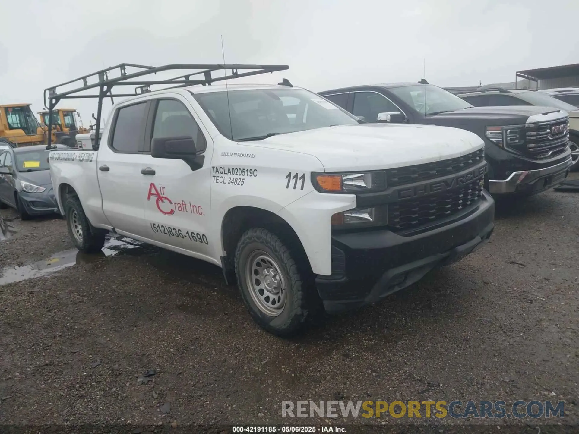 1 Photograph of a damaged car 3GCPWAEF7MG188534 CHEVROLET SILVERADO 1500 2021