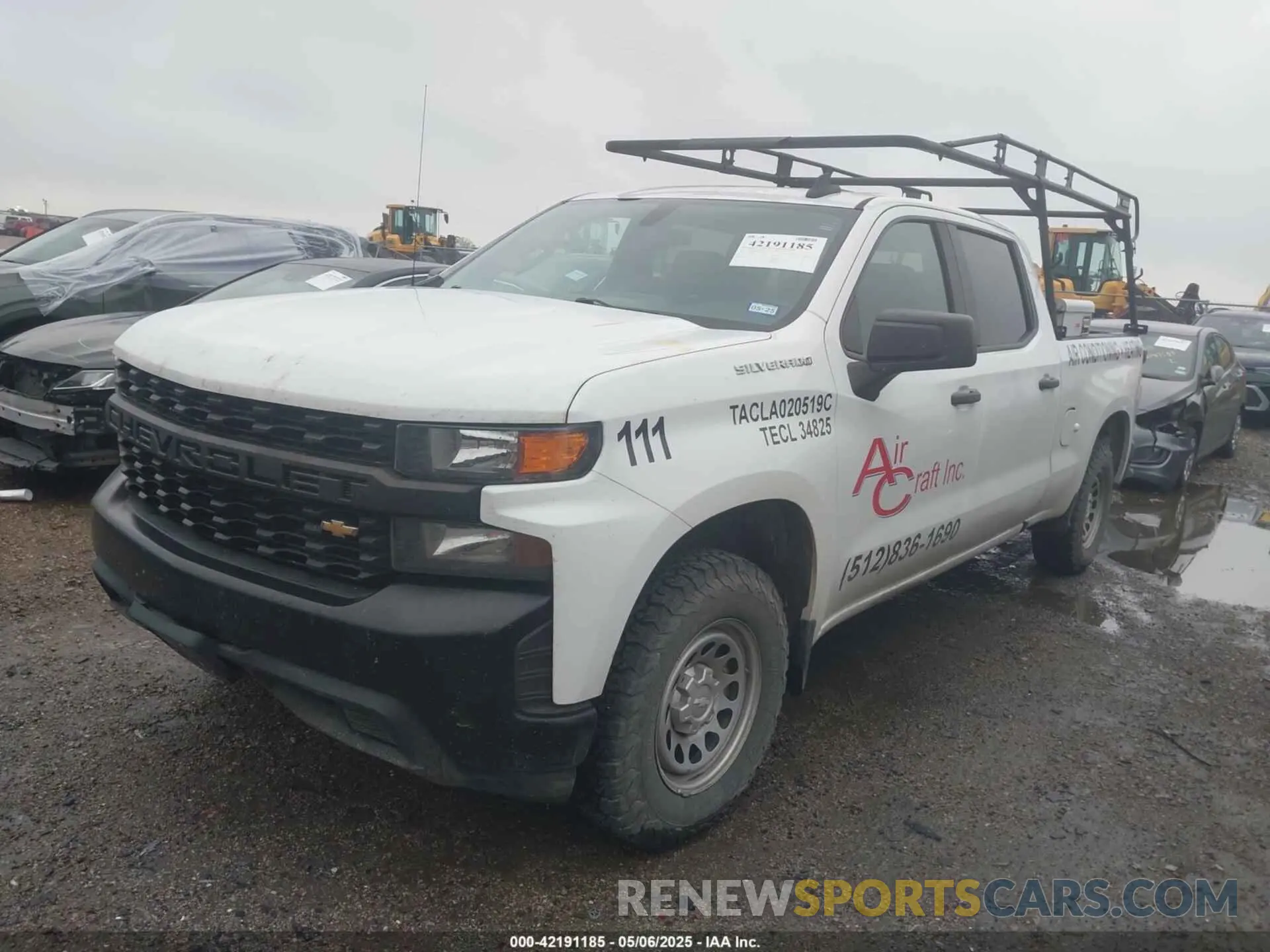 2 Photograph of a damaged car 3GCPWAEF7MG188534 CHEVROLET SILVERADO 1500 2021