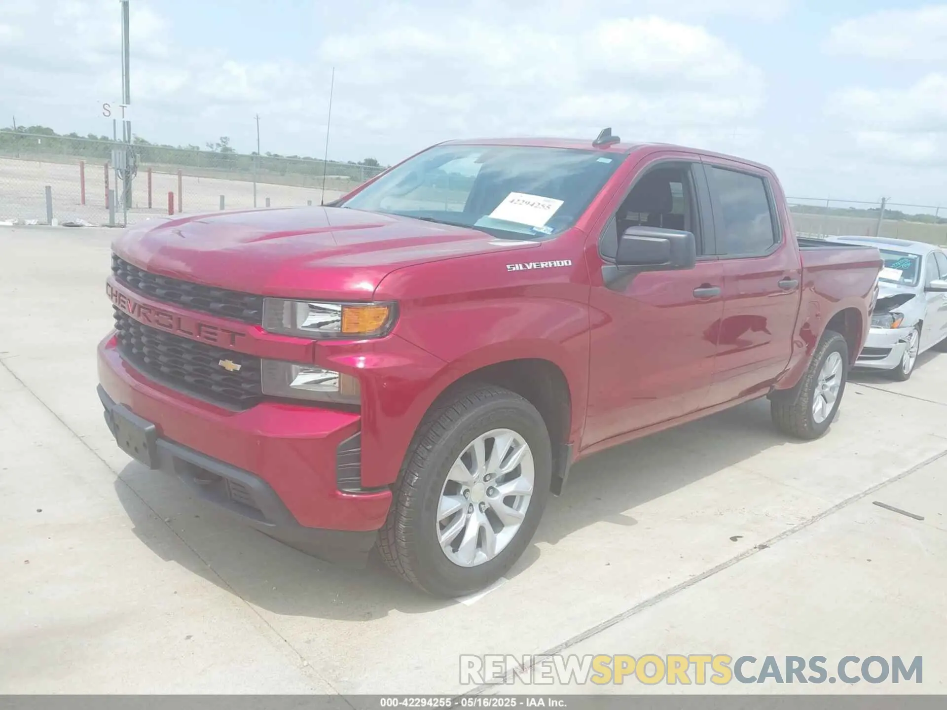 2 Photograph of a damaged car 3GCPWBEH1MG160722 CHEVROLET SILVERADO 1500 2021