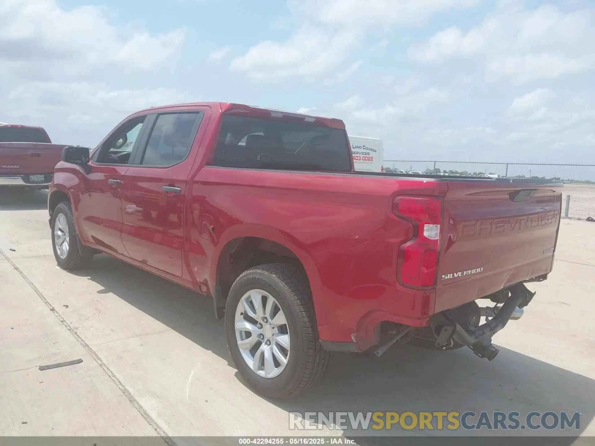 3 Photograph of a damaged car 3GCPWBEH1MG160722 CHEVROLET SILVERADO 1500 2021