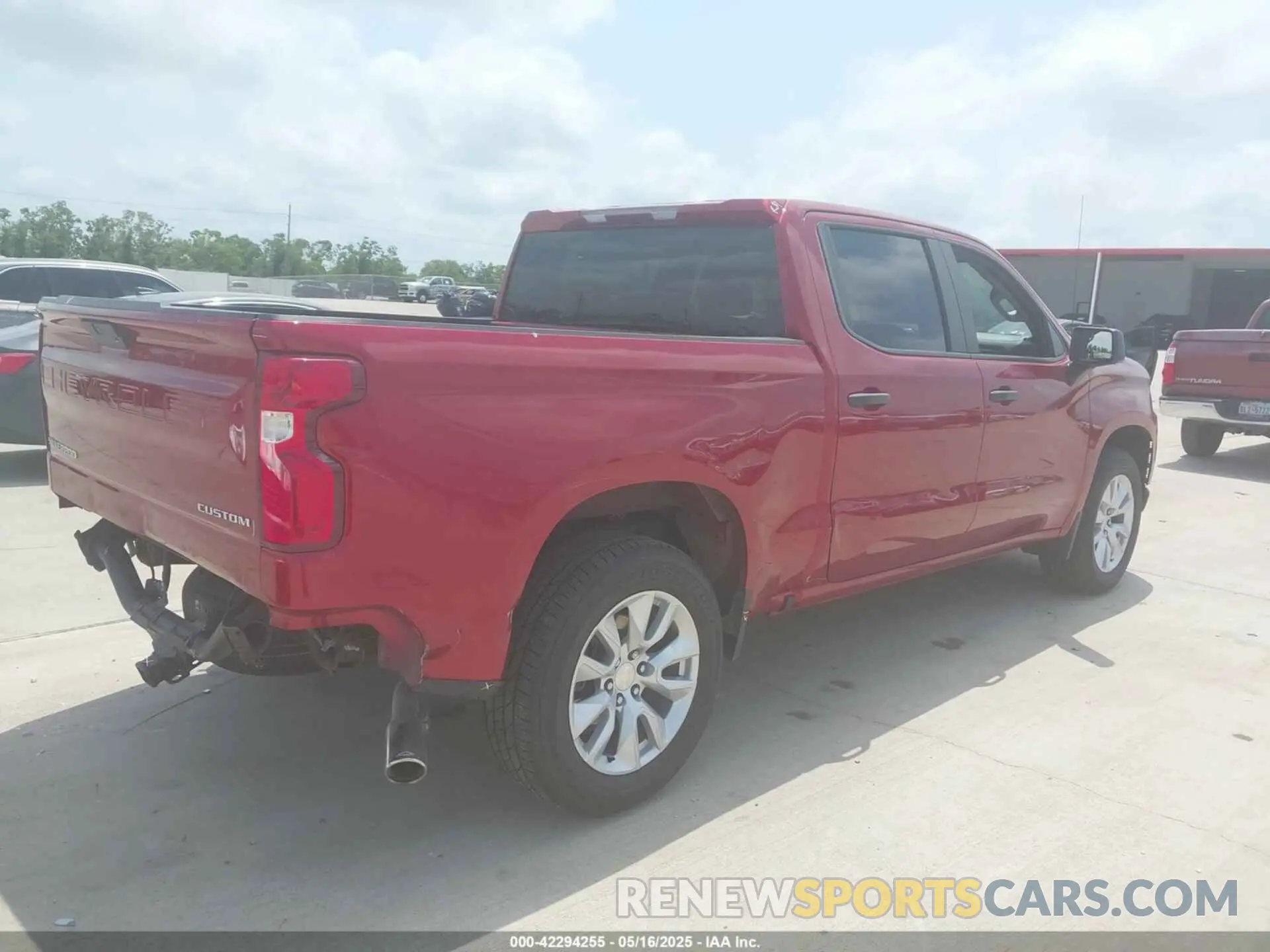 4 Photograph of a damaged car 3GCPWBEH1MG160722 CHEVROLET SILVERADO 1500 2021